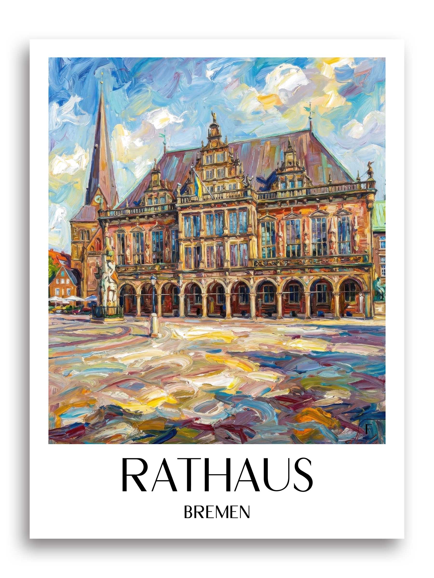rathaus-bremen-deutschland-poster-oil-painting-oelgemaelde