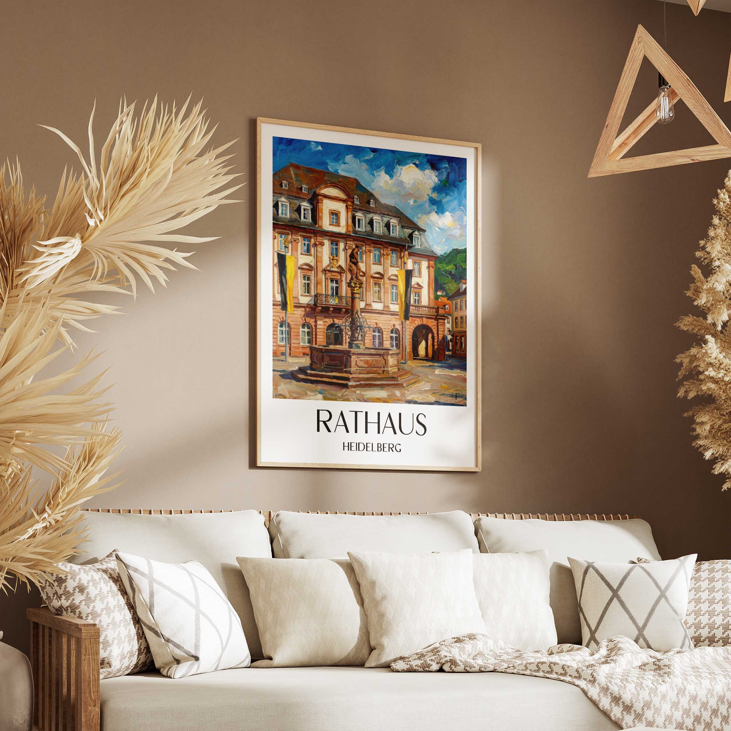 rathaus-heidelberg-deutschland-poster-oil-painting-oelgemaelde