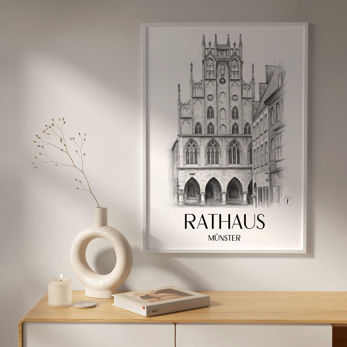 rathaus-münster-deutschland-poster-bleistift-zeichnung-drawing
