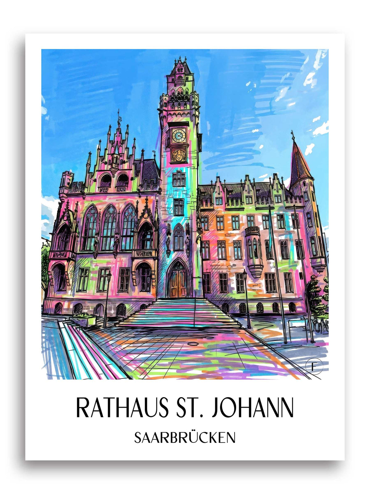 rathaus-st.-johann-saarbrücken-deutschland-poster-graffiti