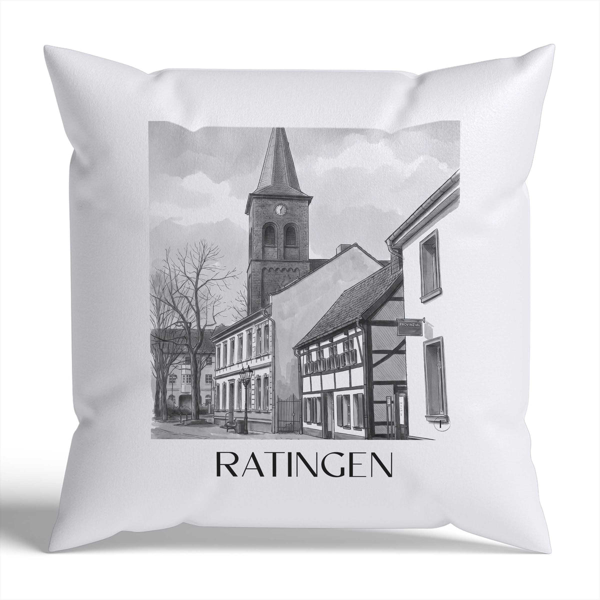 ratingen-deutschland-deutschland-kissenbezug-aquarell-schwarz-weiss