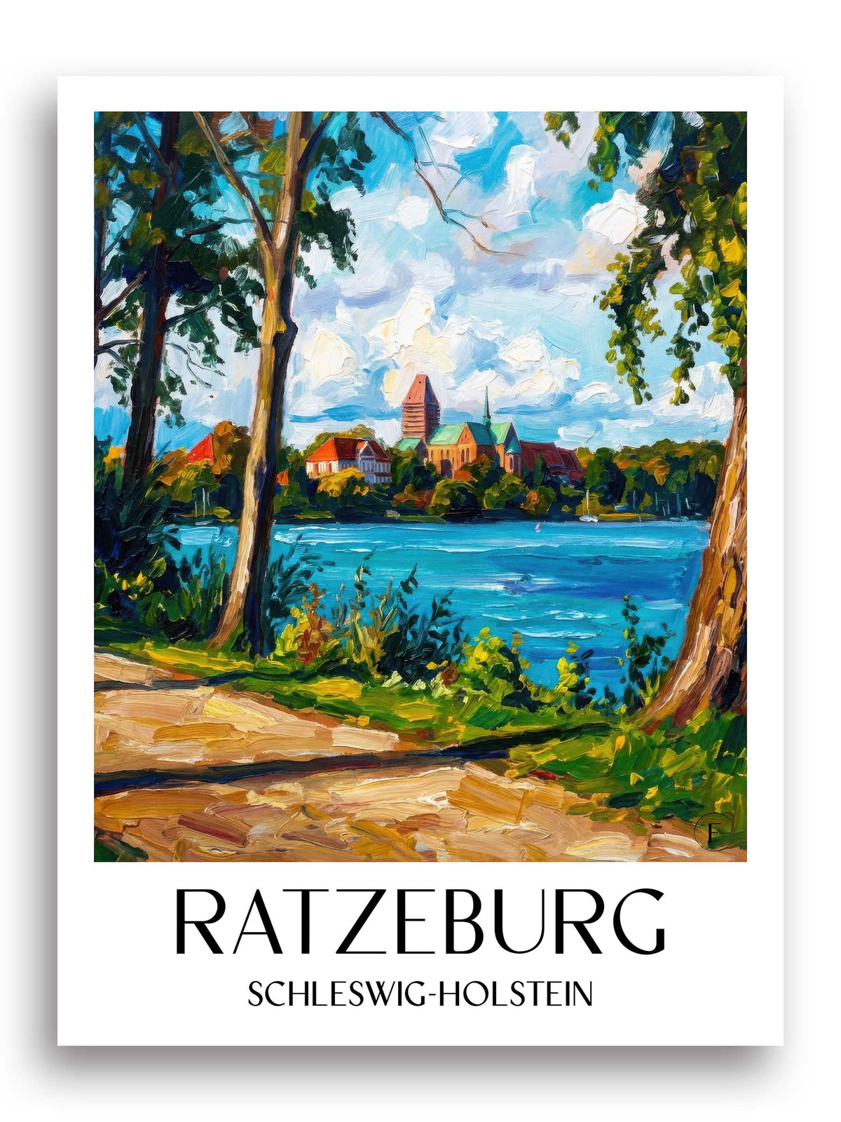ratzeburg-schleswig-holstein-deutschland-poster-oil-painting-oelgemaelde