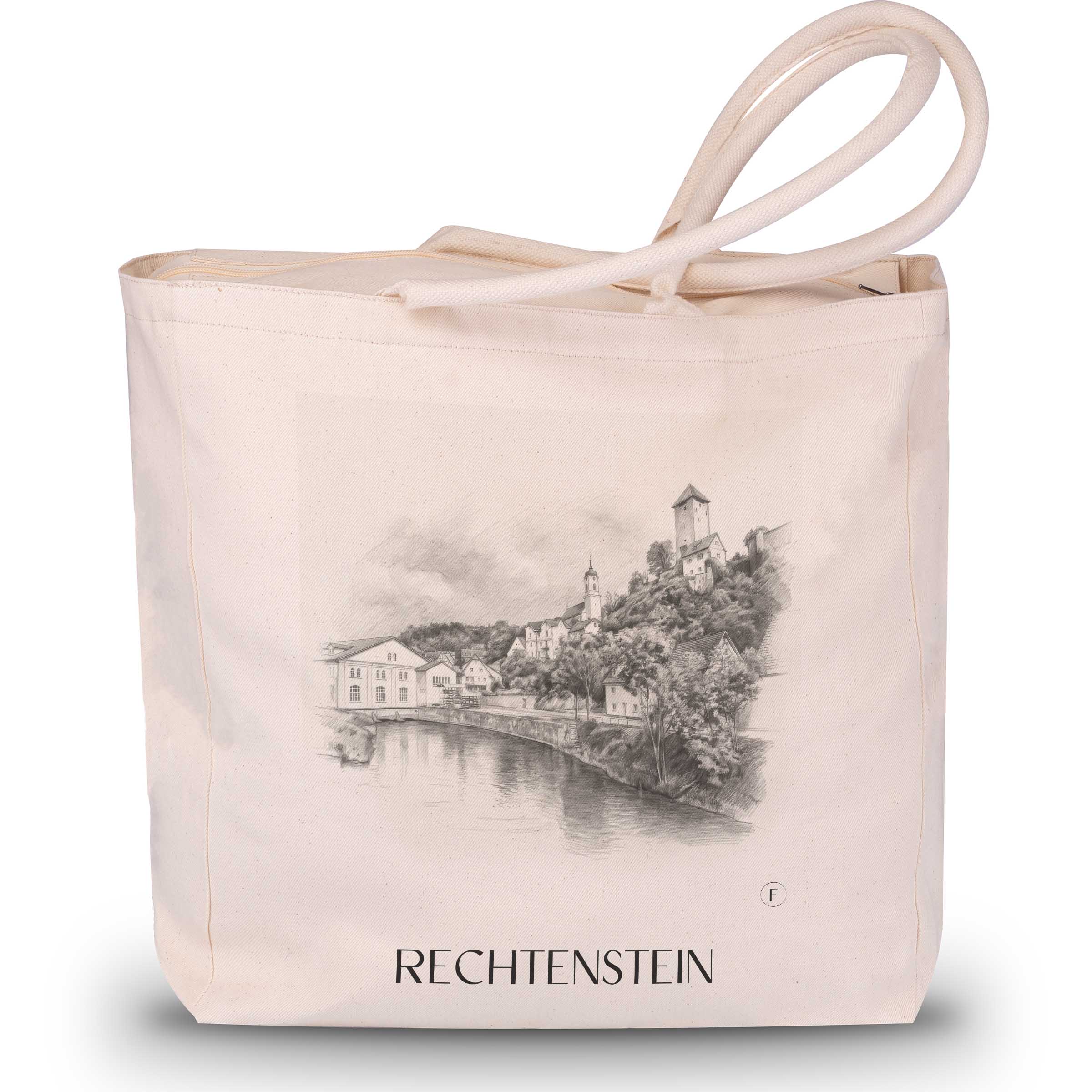 rechtenstein-deutschland-einkaufstasche-bleistift-zeichnung-drawing