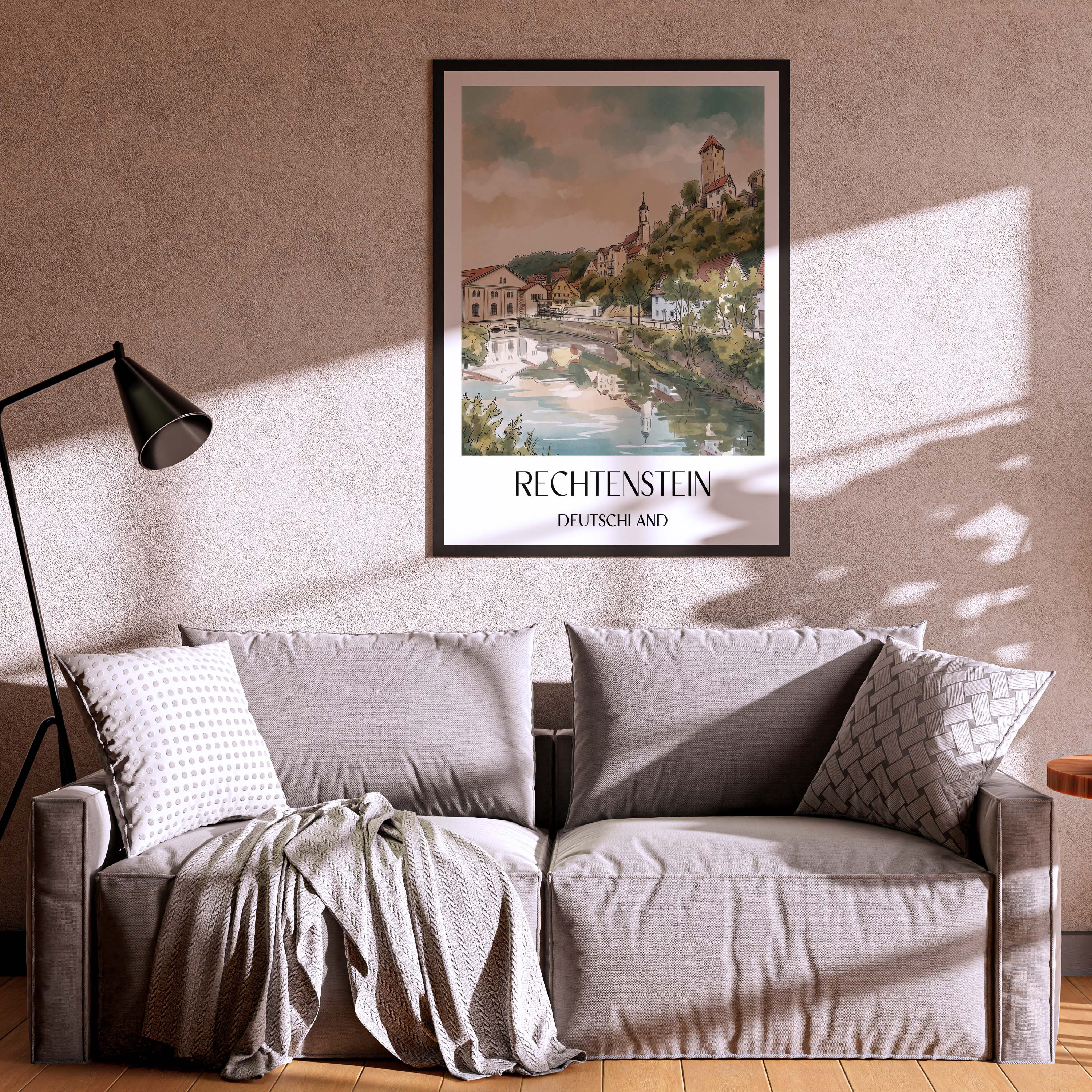 rechtenstein-deutschland-poster-aquarell