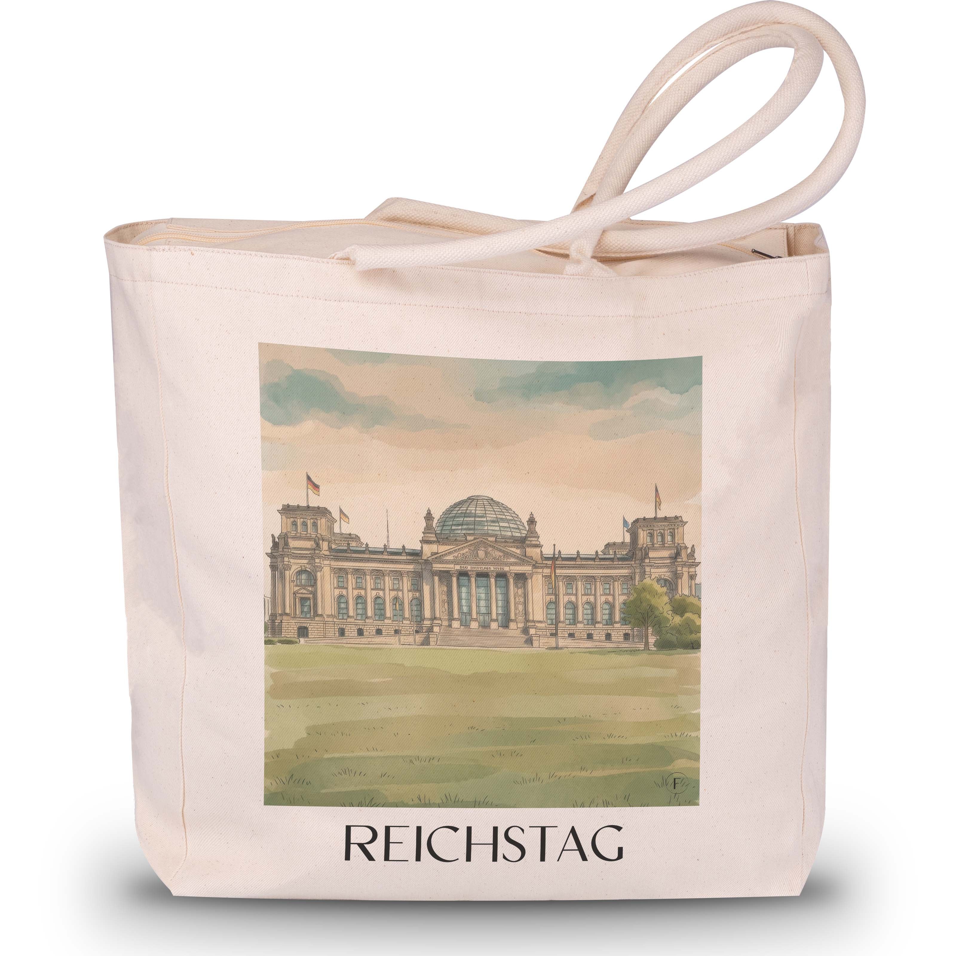 reichstag-berlin-deutschland-einkaufstasche-aquarell