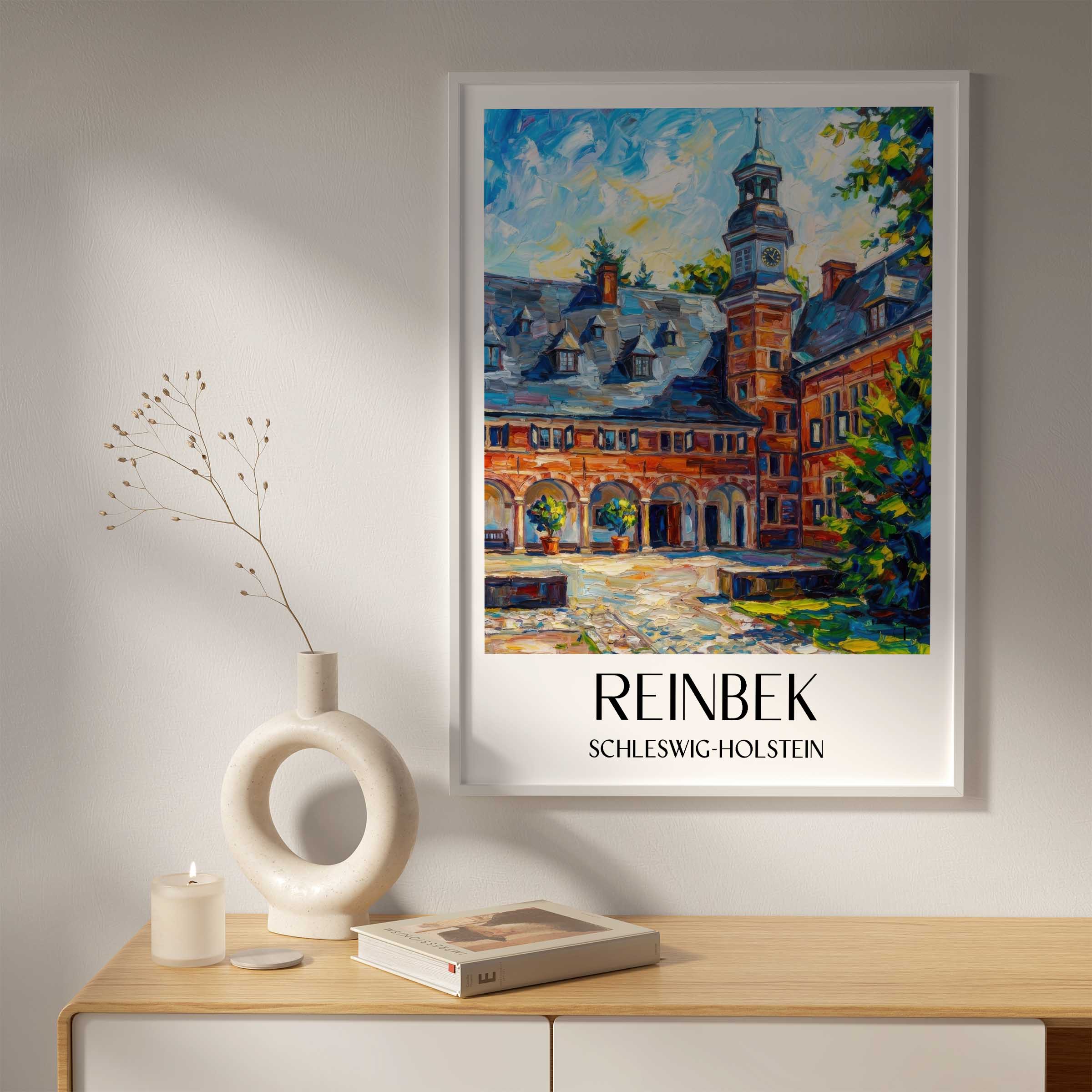 reinbek-schleswig-holstein-deutschland-poster-oil-painting-oelgemaelde