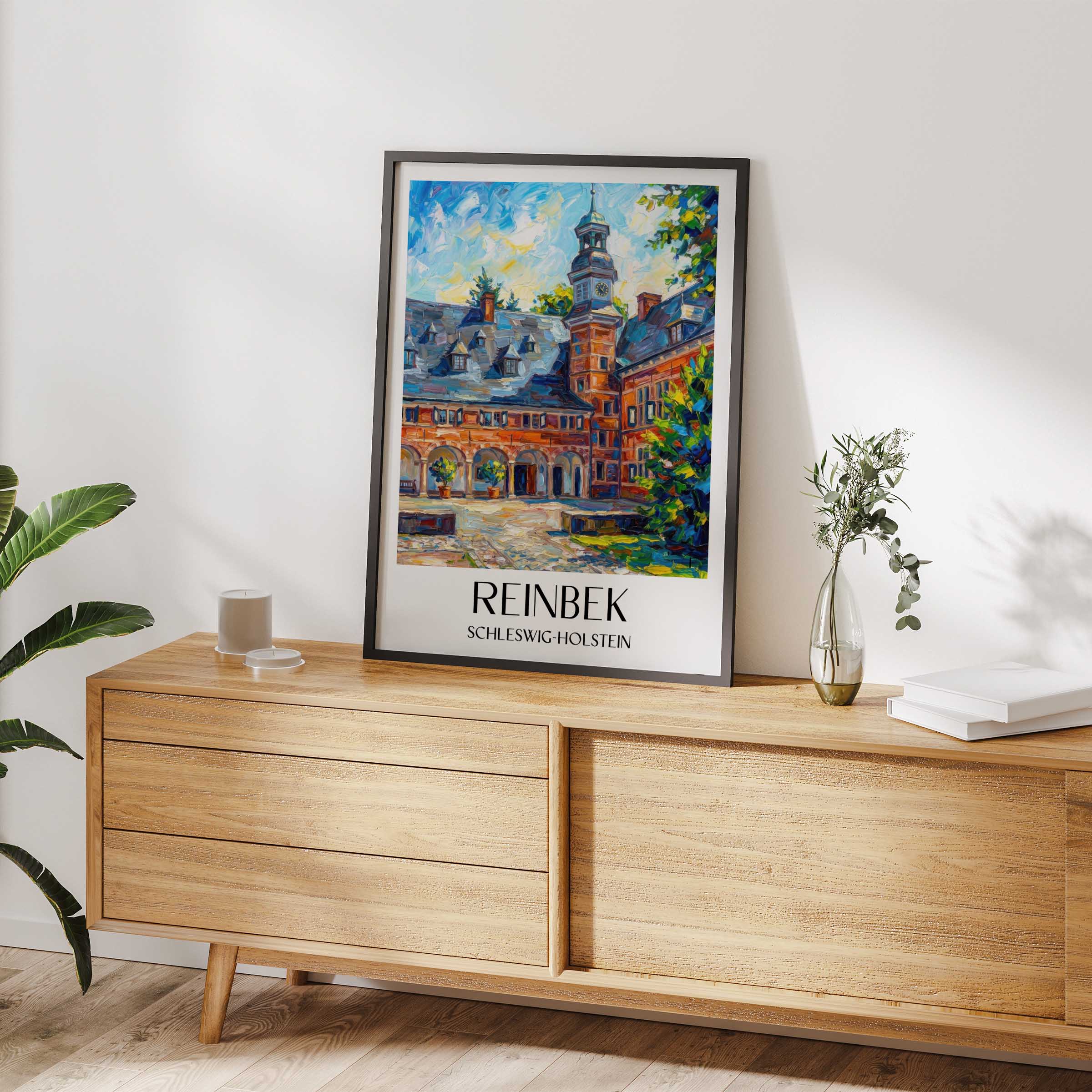 reinbek-schleswig-holstein-deutschland-poster-oil-painting-oelgemaelde