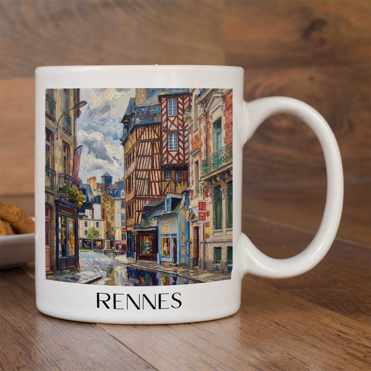 rennes-ille-et-vilaine-frankreich-kaffeebecher-oil-painting-oelgemaelde
