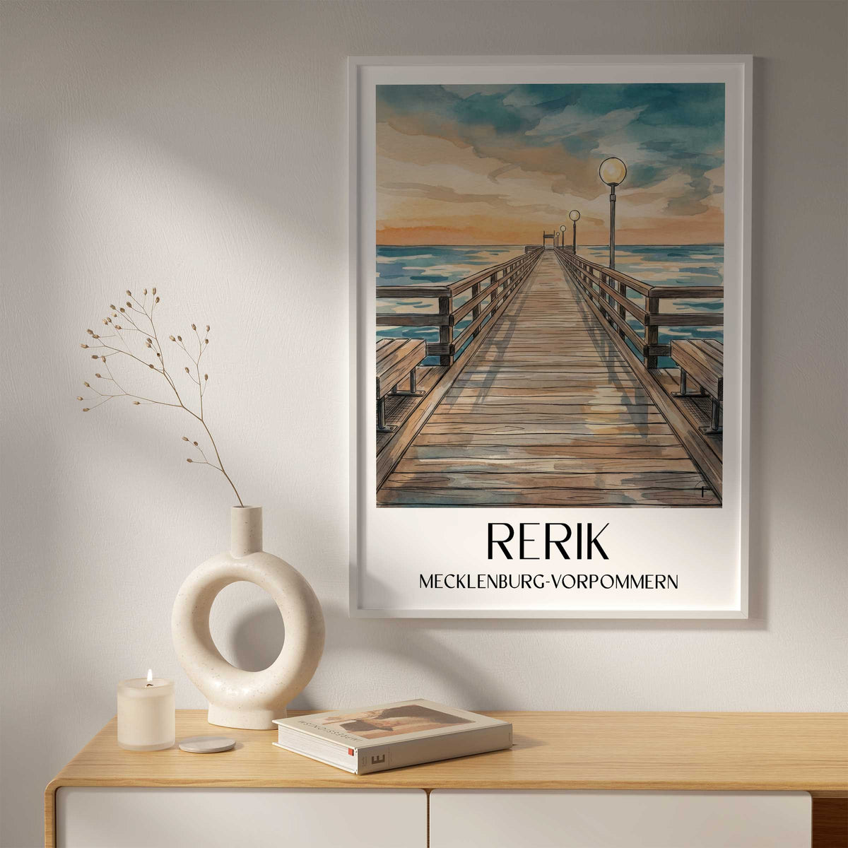 rerik-mecklenburg-vorpommern-deutschland-poster-aquarell