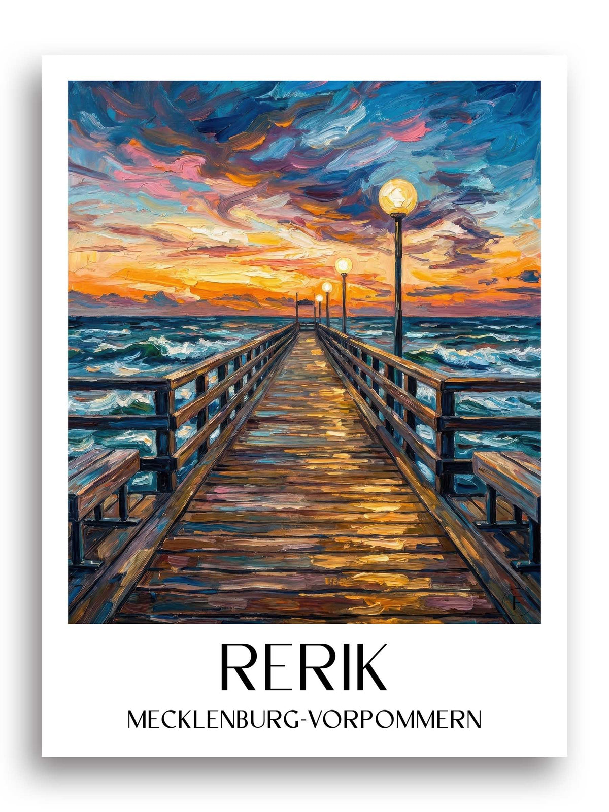rerik-mecklenburg-vorpommern-deutschland-poster-oil-painting-oelgemaelde