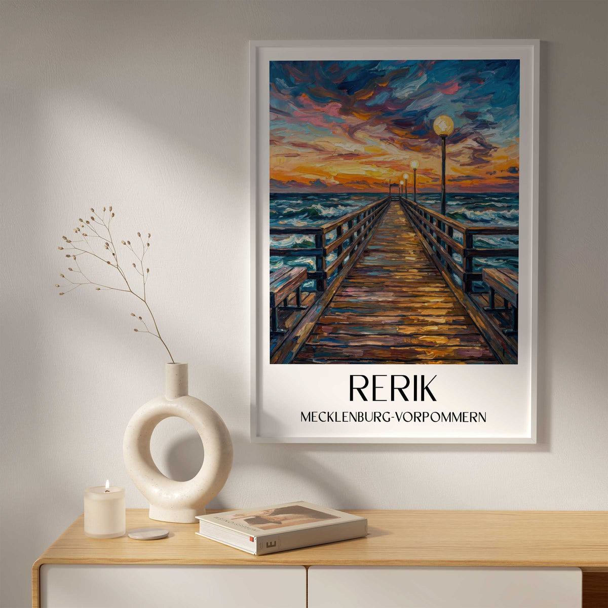 rerik-mecklenburg-vorpommern-deutschland-poster-oil-painting-oelgemaelde