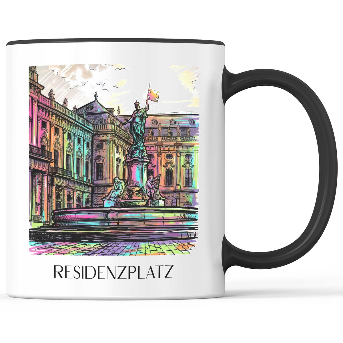 residenzplatz-würzburg-deutschland-kaffeebecher-graffiti