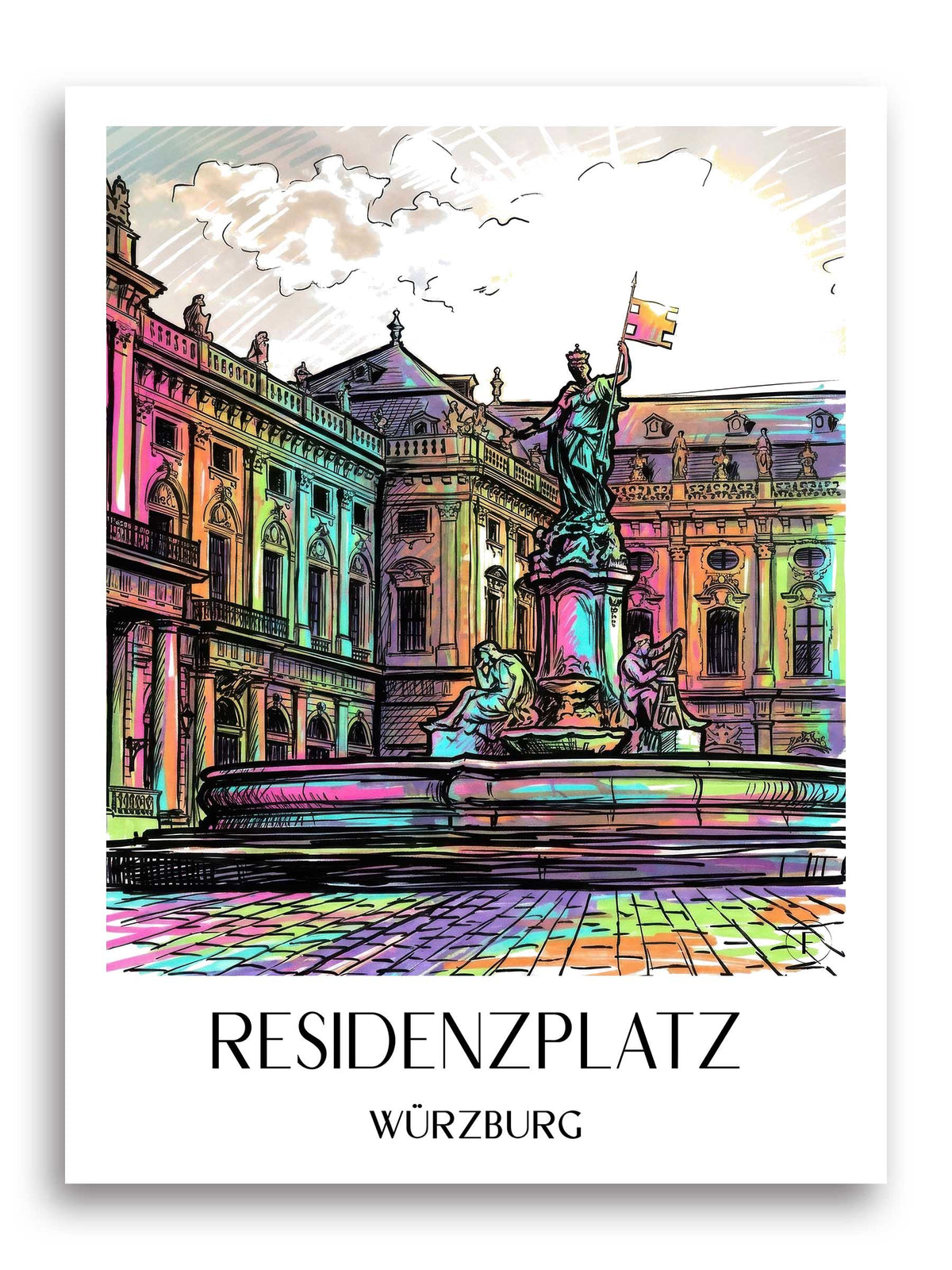 residenzplatz-würzburg-deutschland-poster-graffiti