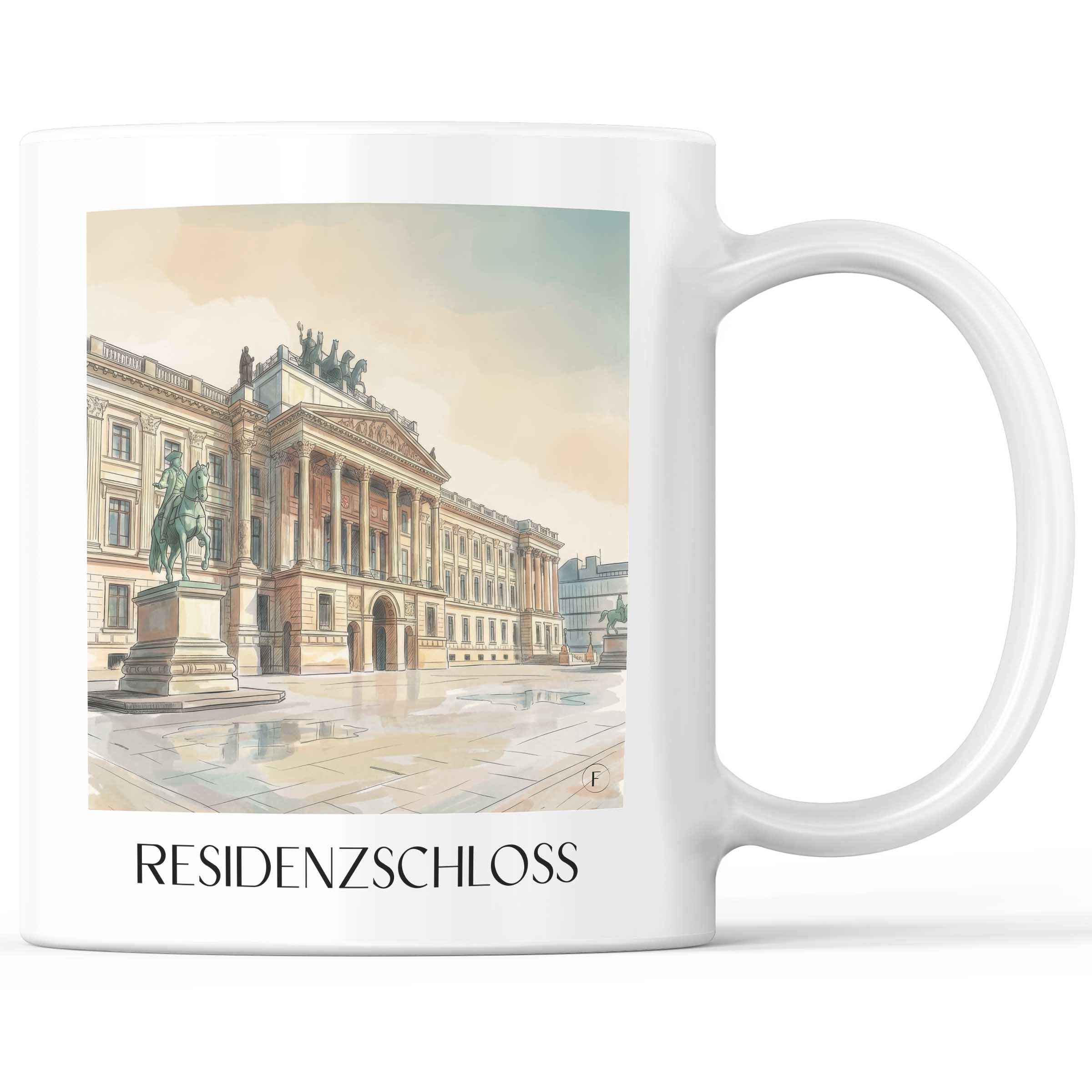 residenzschloss-braunschweig-deutschland-kaffeebecher-aquarell