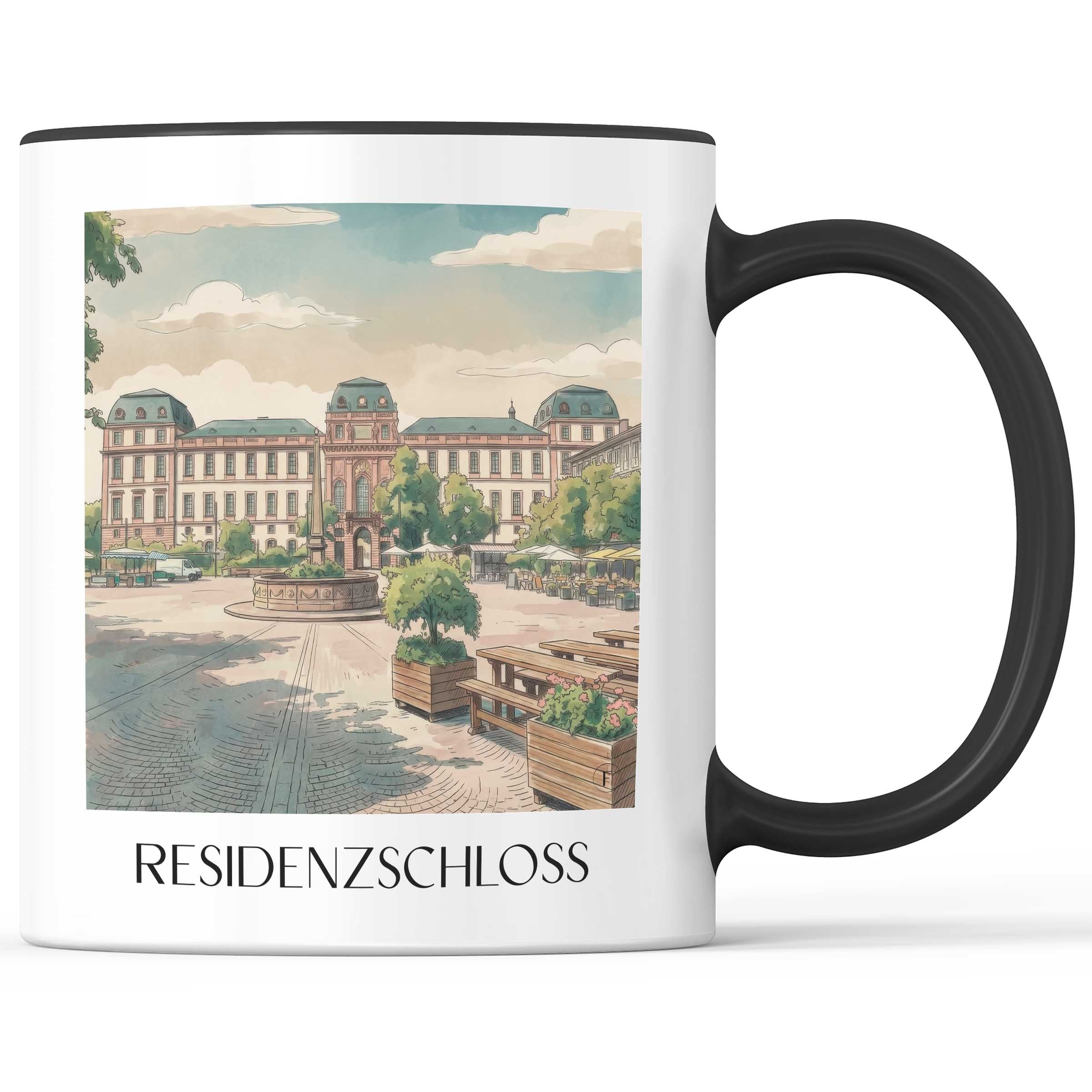 residenzschloss-darmstadt-deutschland-kaffeebecher-aquarell