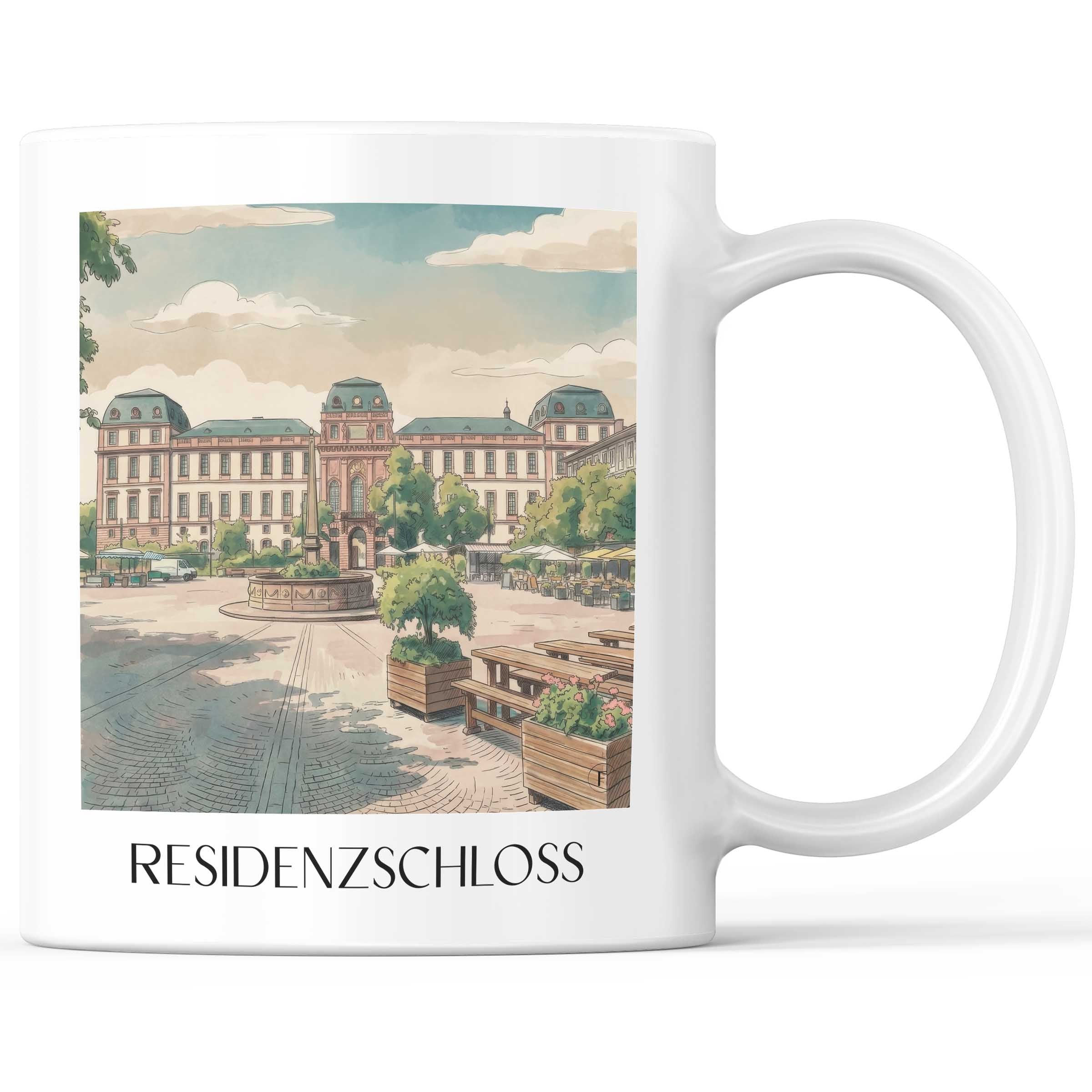 residenzschloss-darmstadt-deutschland-kaffeebecher-aquarell
