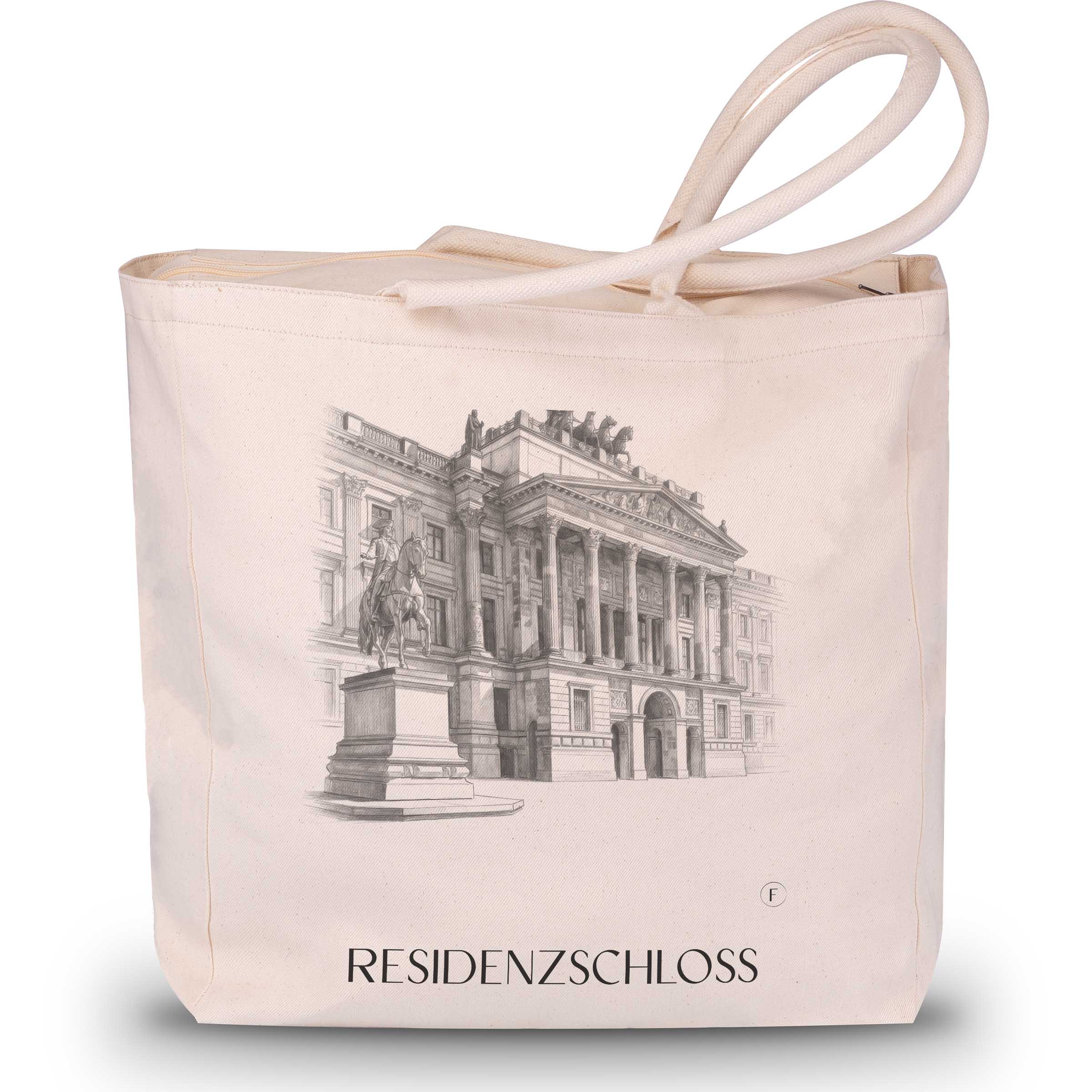 residenzschloss-braunschweig-deutschland-einkaufstasche-bleistift-zeichnung-drawing