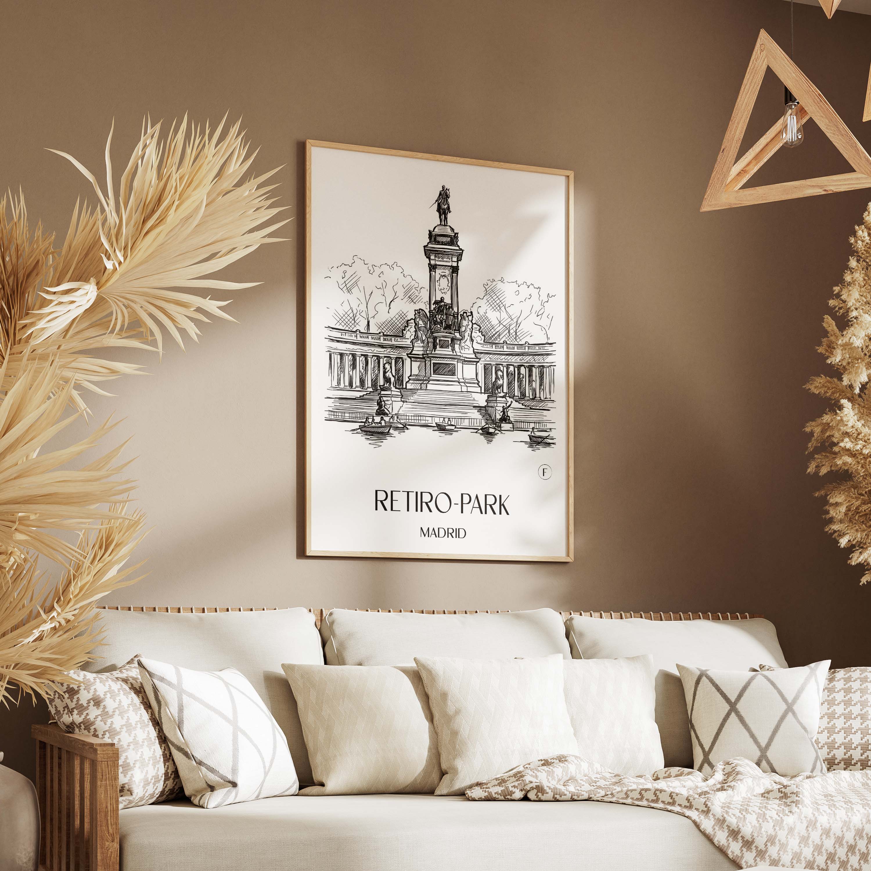 retiro-park-madrid-spanien-poster-skizze