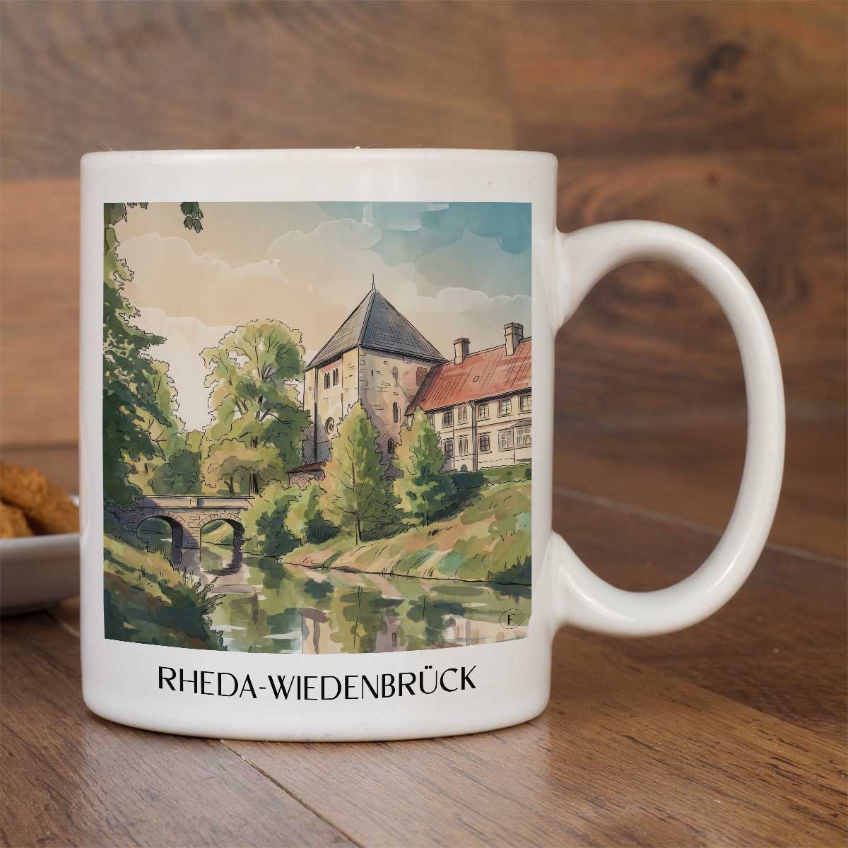 rheda-wiedenbrück-ostwestfalen-deutschland-kaffeebecher-aquarell