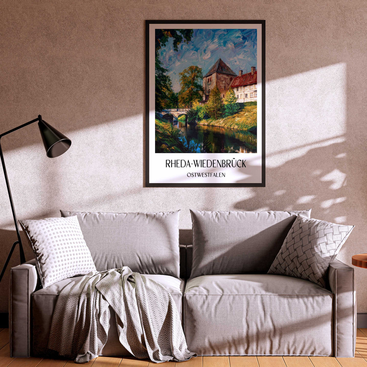 rheda-wiedenbrück-ostwestfalen-deutschland-poster-oil-painting-oelgemaelde