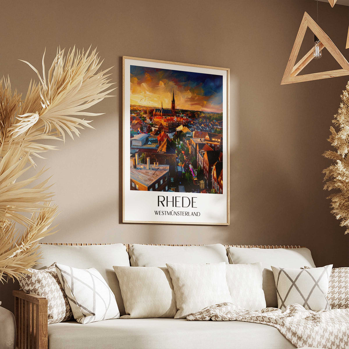 rhede-westmünsterland-deutschland-poster-oil-painting-oelgemaelde