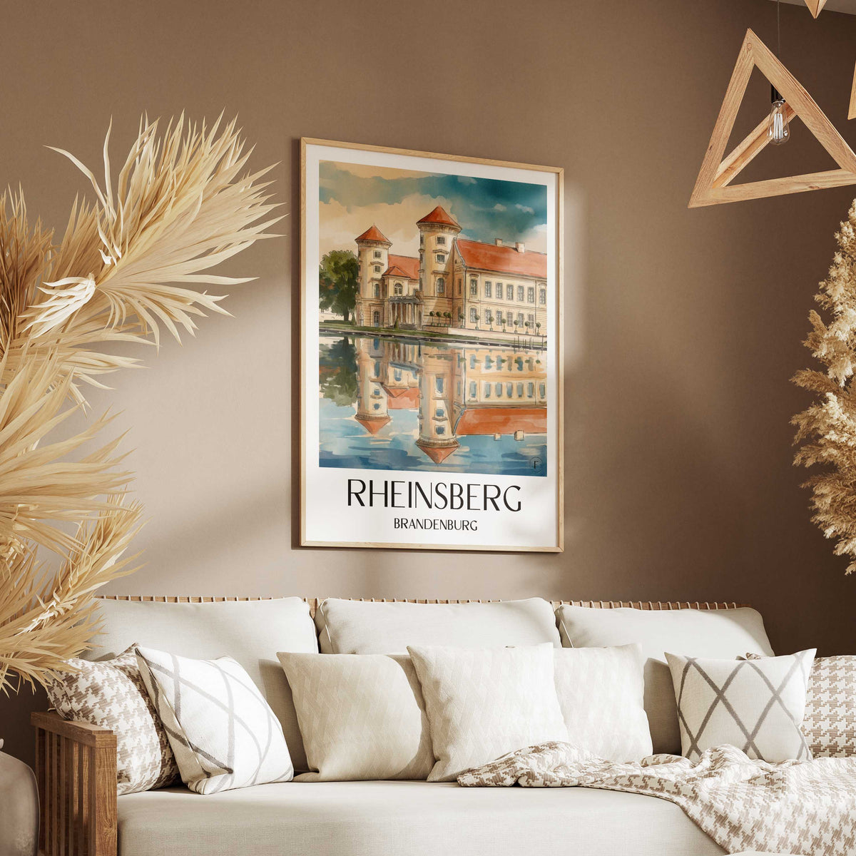 rheinsberg-brandenburg-deutschland-poster-aquarell
