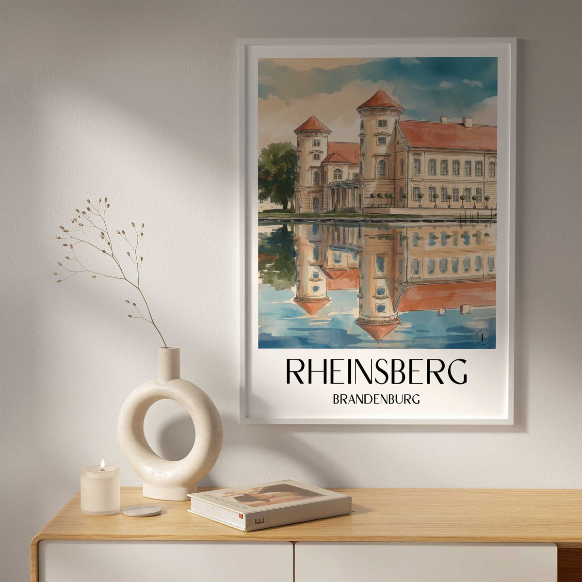 rheinsberg-brandenburg-deutschland-poster-aquarell