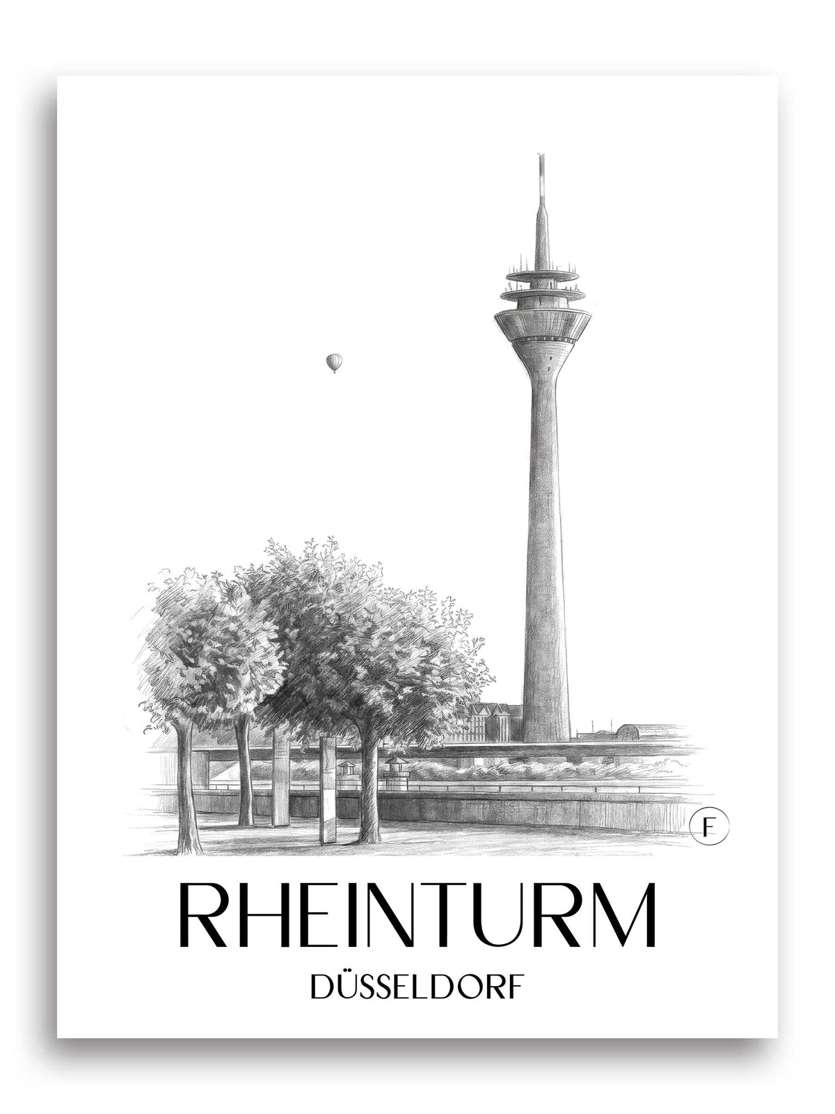 rheinturm-düsseldorf-deutschland-poster-bleistift-zeichnung-drawing