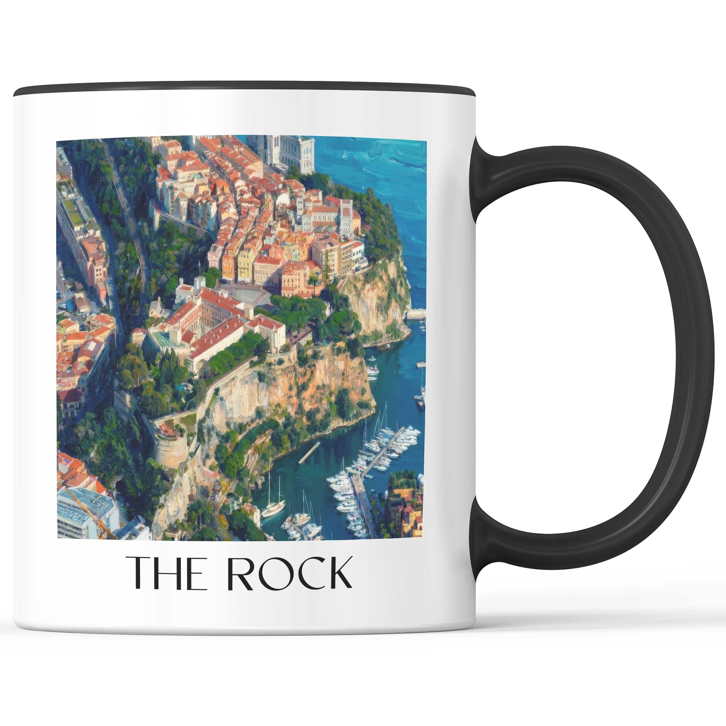 Rocher Kaffeebecher - Monaco - Monaco Becher - Kaffeetasse im Ölgemälde Stil - favplace
