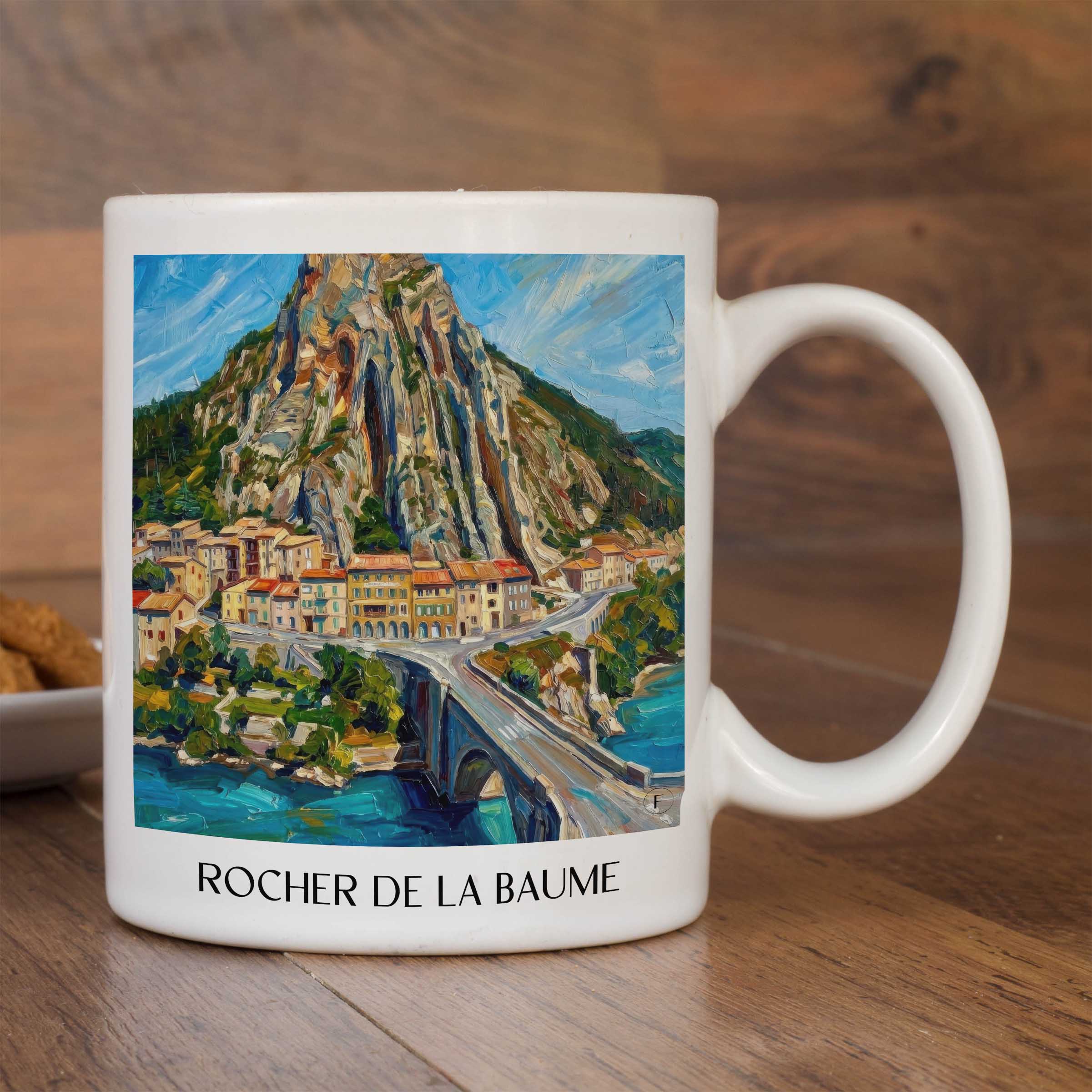 rocher-de-la-baume-sisteron-frankreich-kaffeebecher-oil-painting-oelgemaelde
