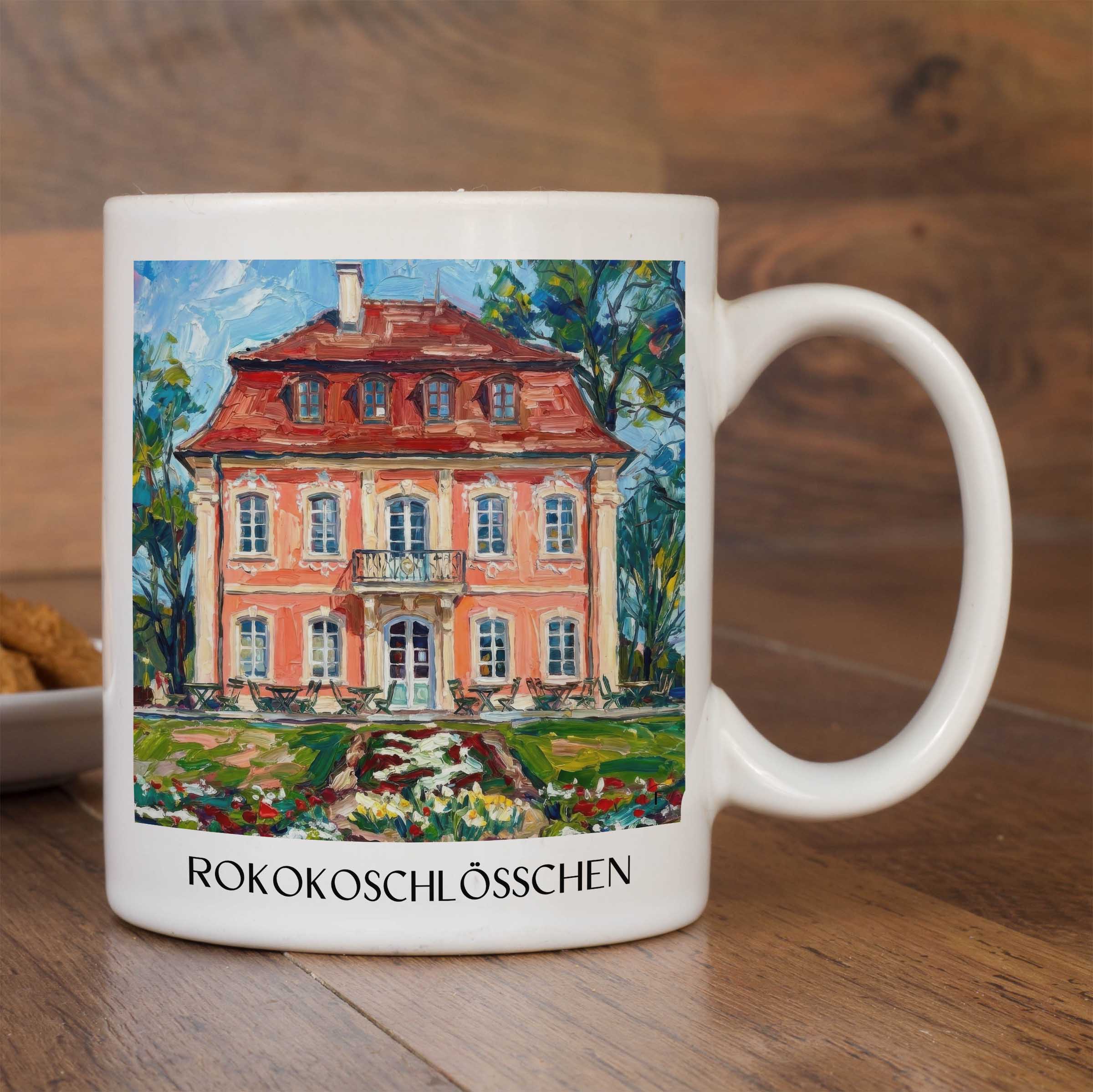 rokokoschlösschen-schwäbisch-gmünd-deutschland-kaffeebecher-oil-painting-oelgemaelde