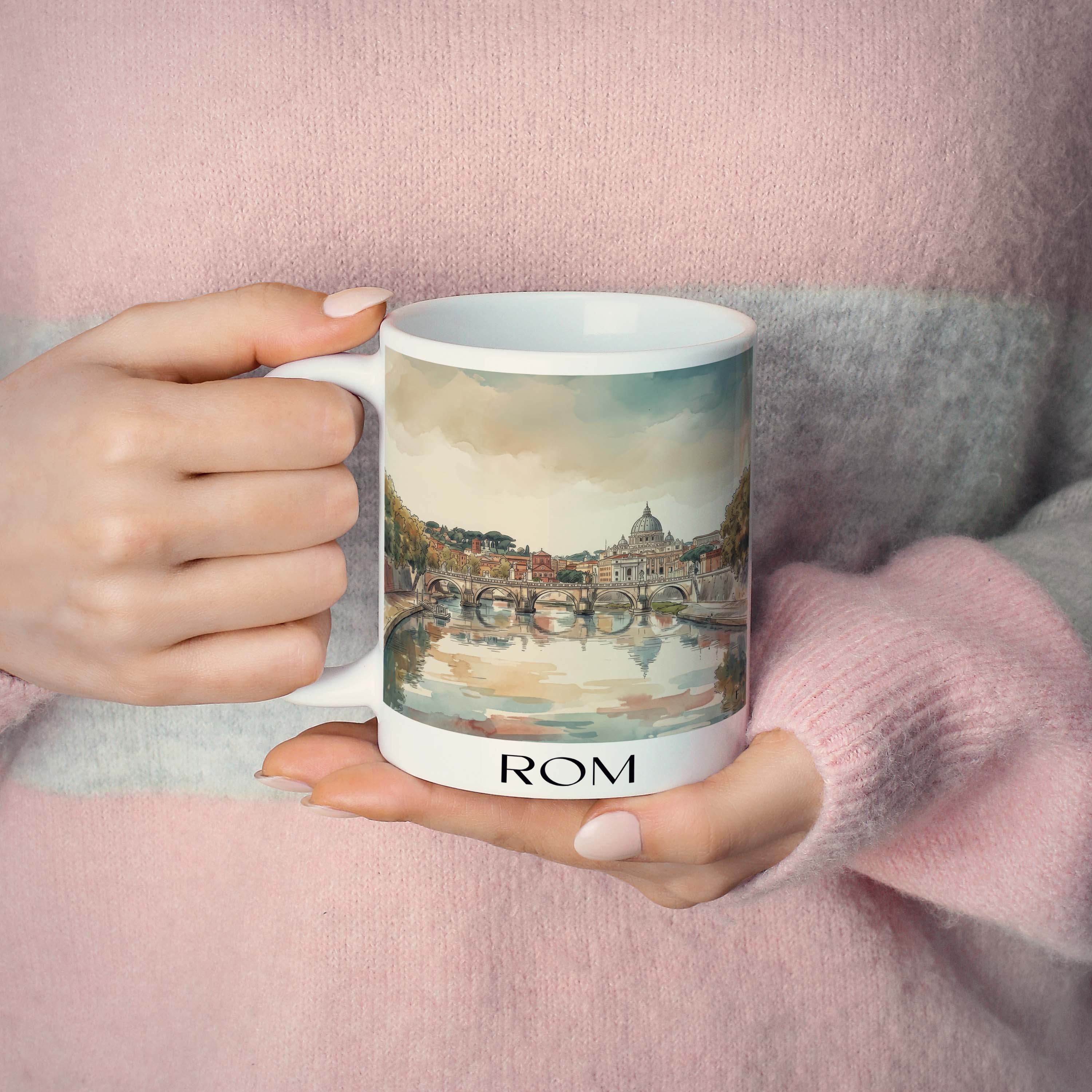 rom-italien-kaffeebecher-aquarell