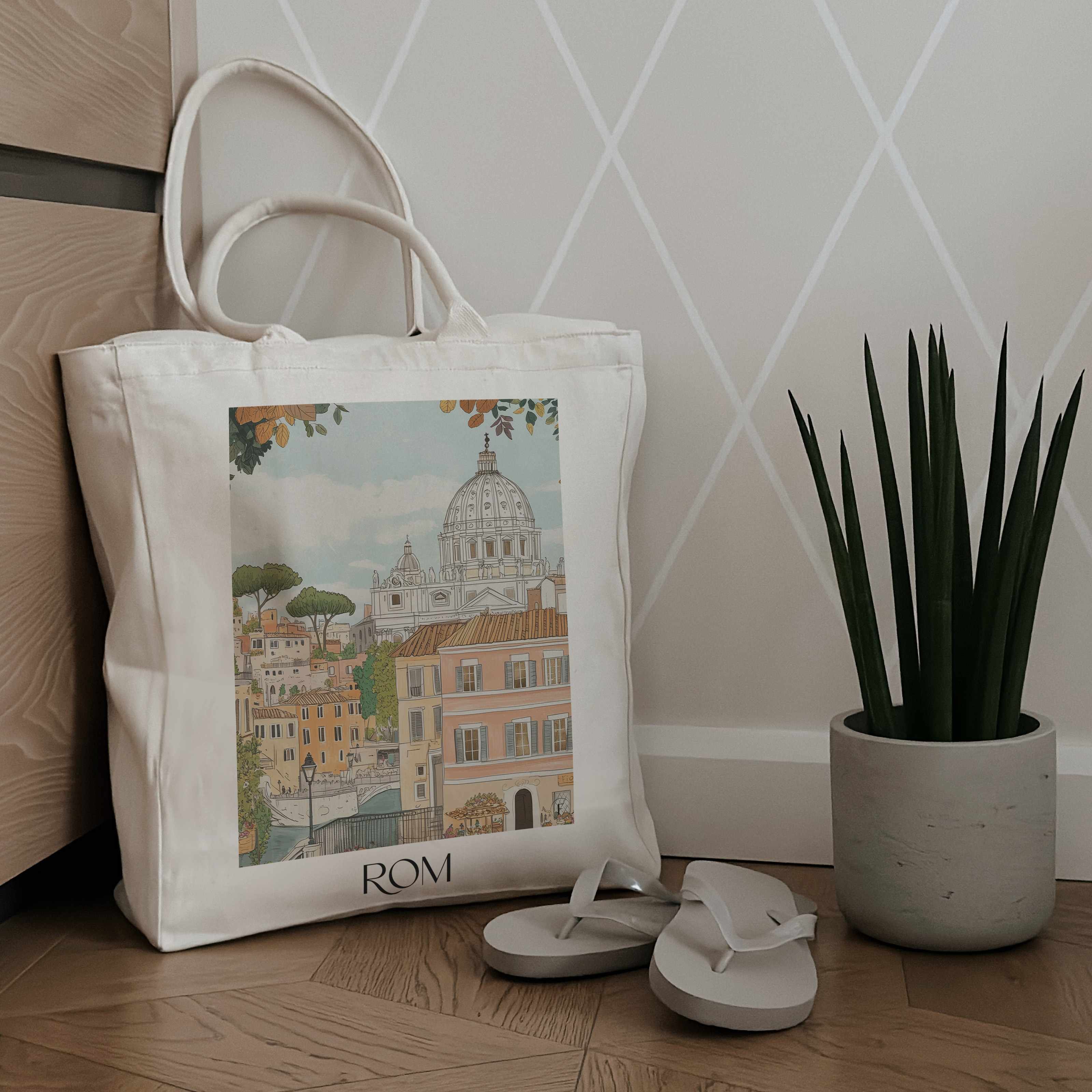 rom-italien-einkaufstasche-aquarell