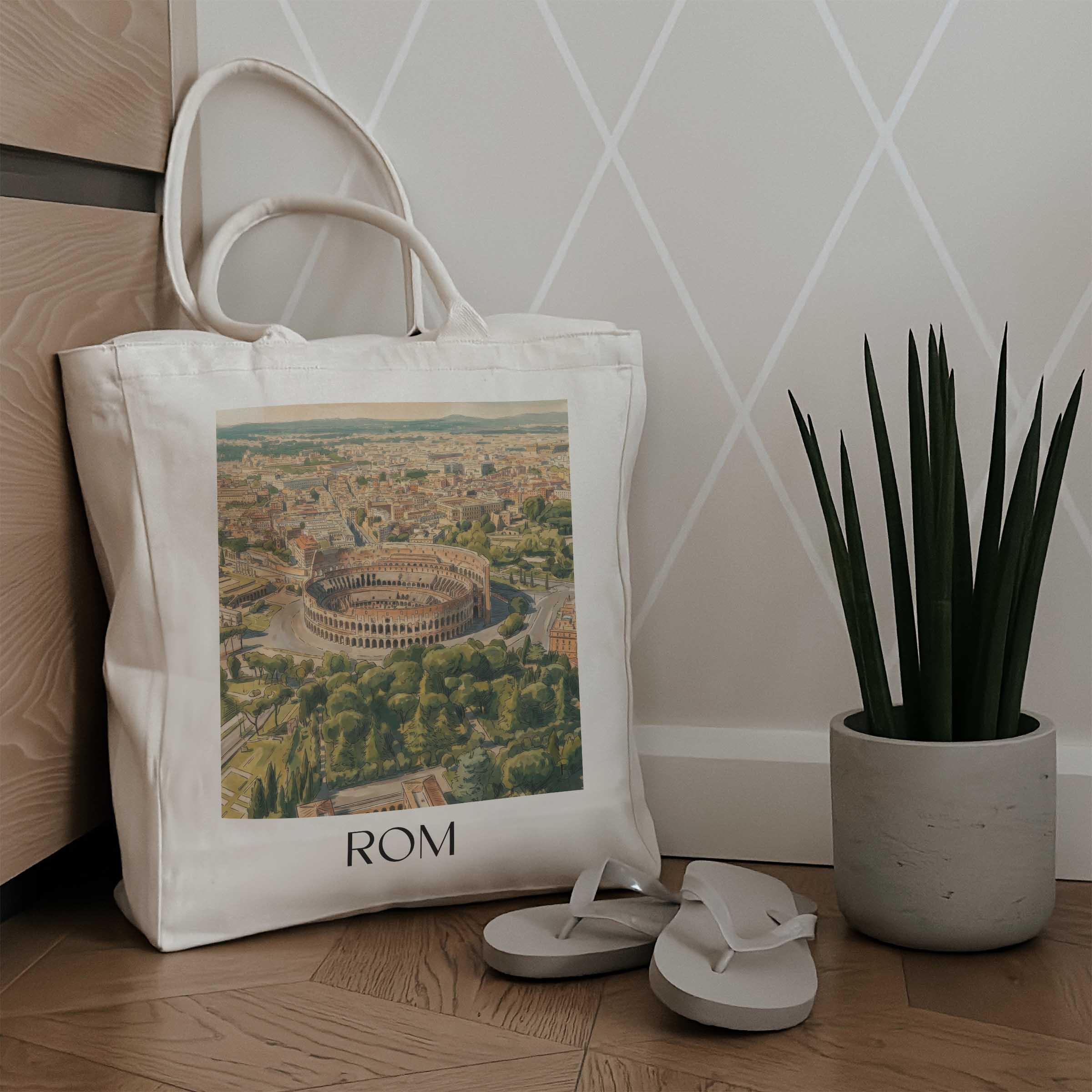 rom-italien-italien-einkaufstasche-aquarell