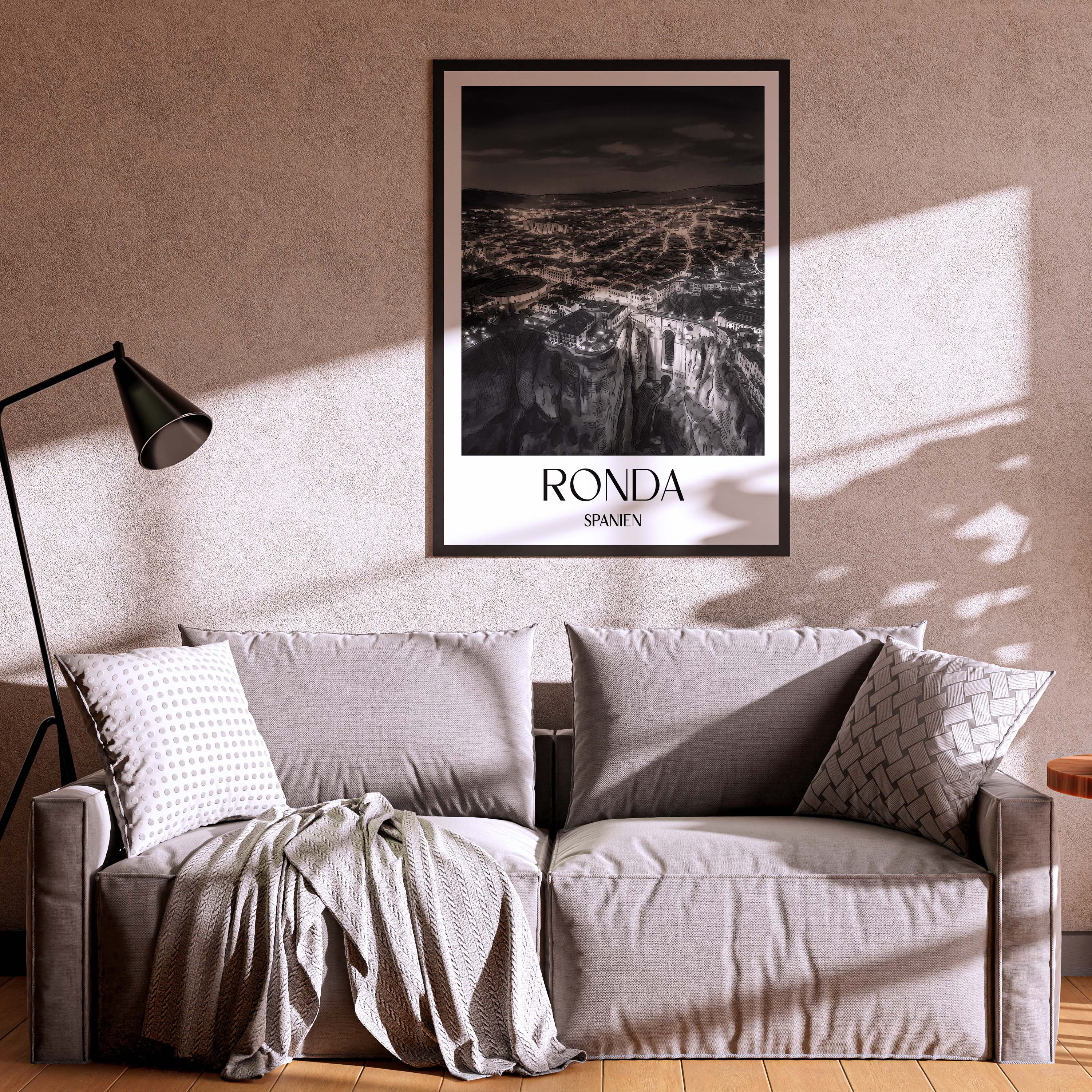 ronda-spanien-spanien-und-spanien-poster-aquarell-schwarz-weiss