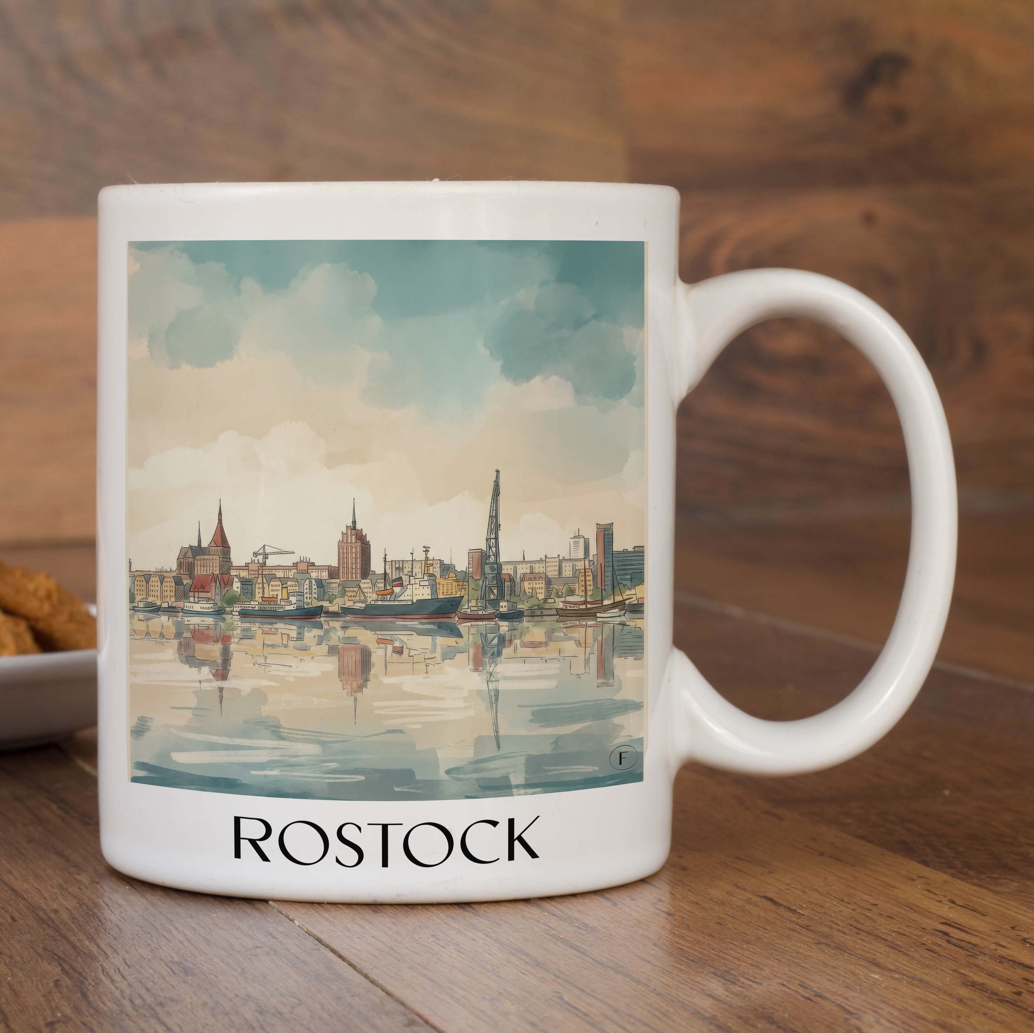 rostock-deutschland-kaffeebecher-aquarell