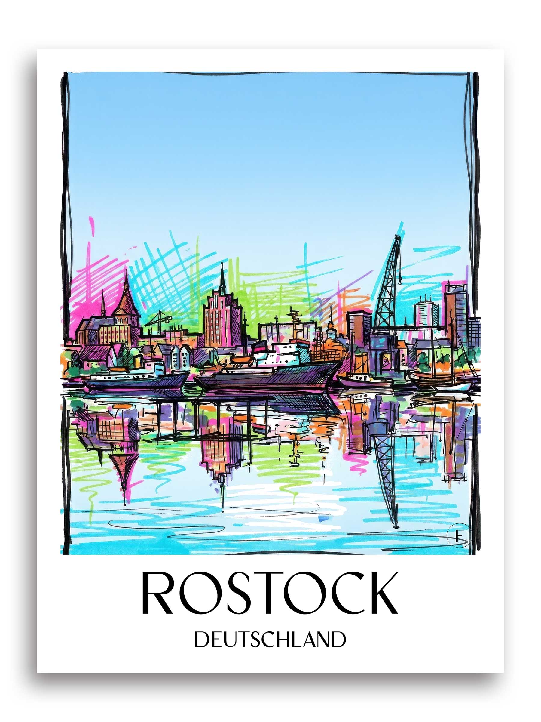 rostock-deutschland-poster-graffiti
