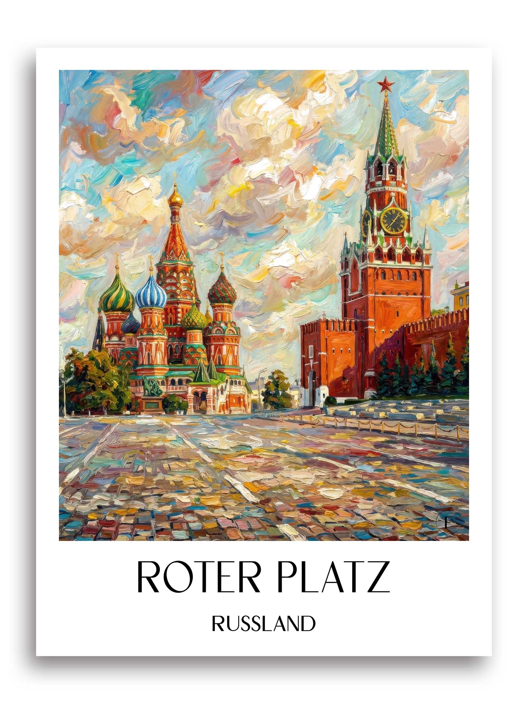 roter-platz,-kremel-russland-poster-oil-painting-oelgemaelde