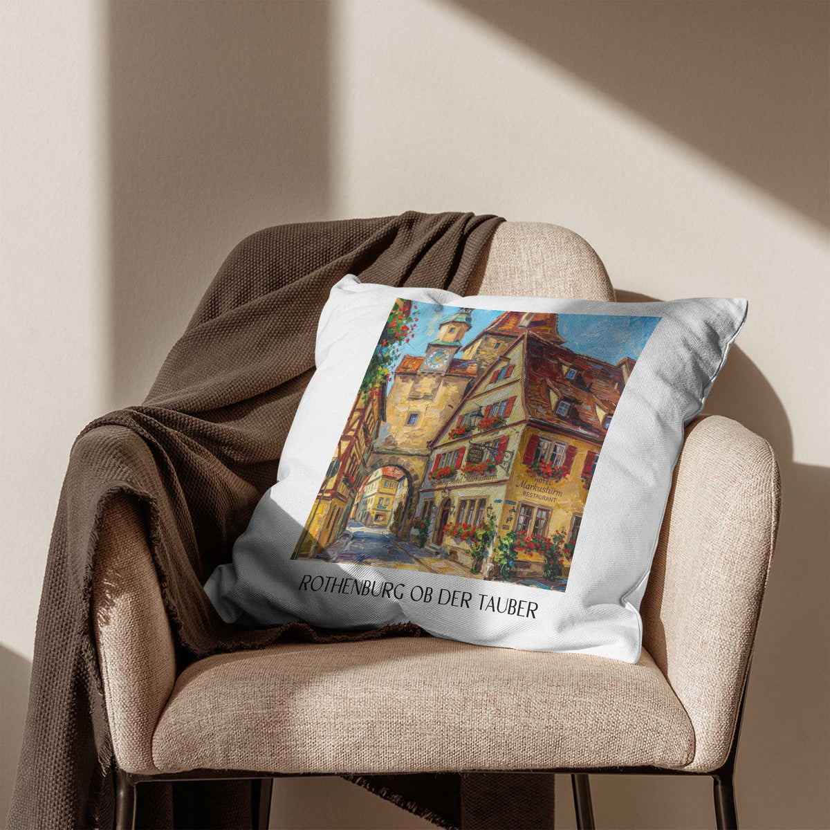 rothenburg-ob-der-tauber-deutschland-deutschland-kissenbezug-oil-painting-oelgemaelde