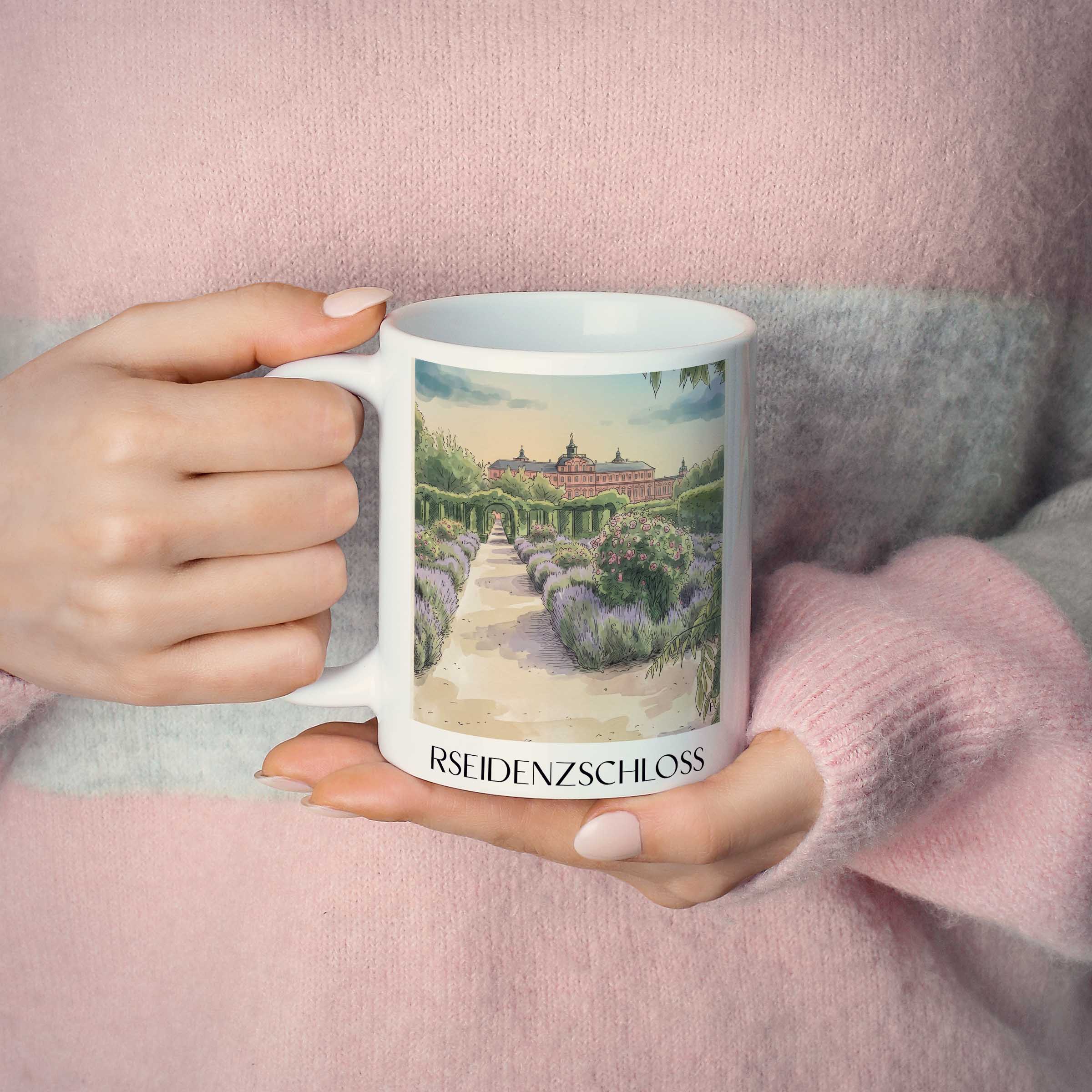 rseidenzschloss-rastatt-deutschland-kaffeebecher-aquarell