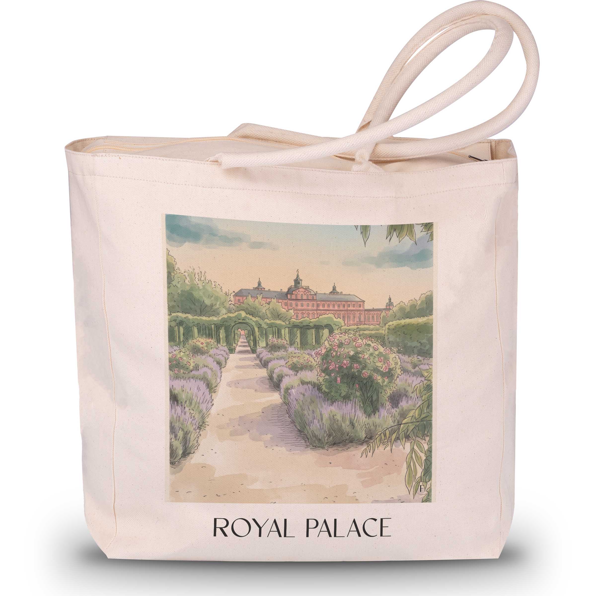 Rseidenzschloss Shopping Tasche - Rastatt - Deutschland Tote Bag - Einkaufstasche im Aquarell Stil - favplace