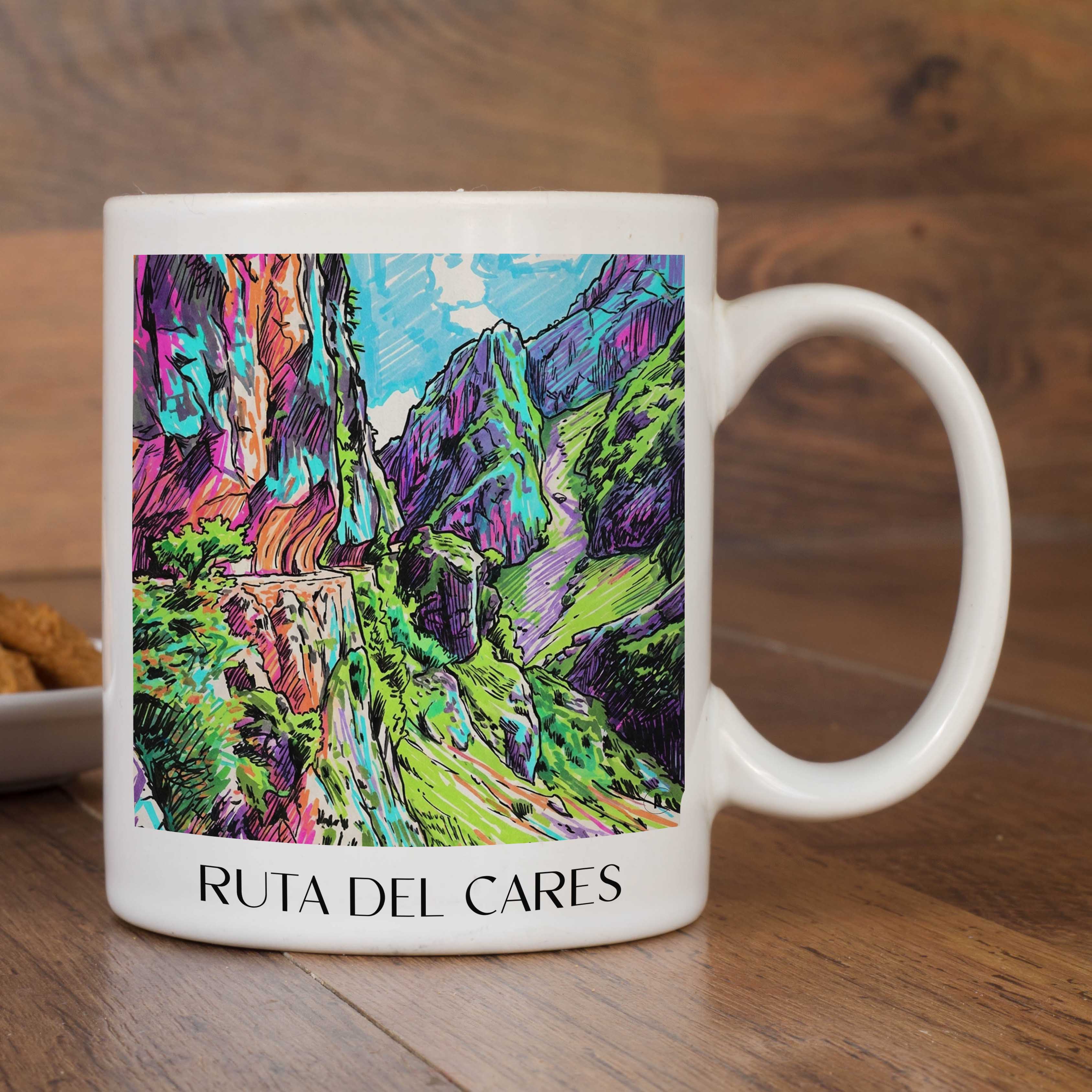 ruta-del-cares-spanien-spanien-kaffeebecher-graffiti