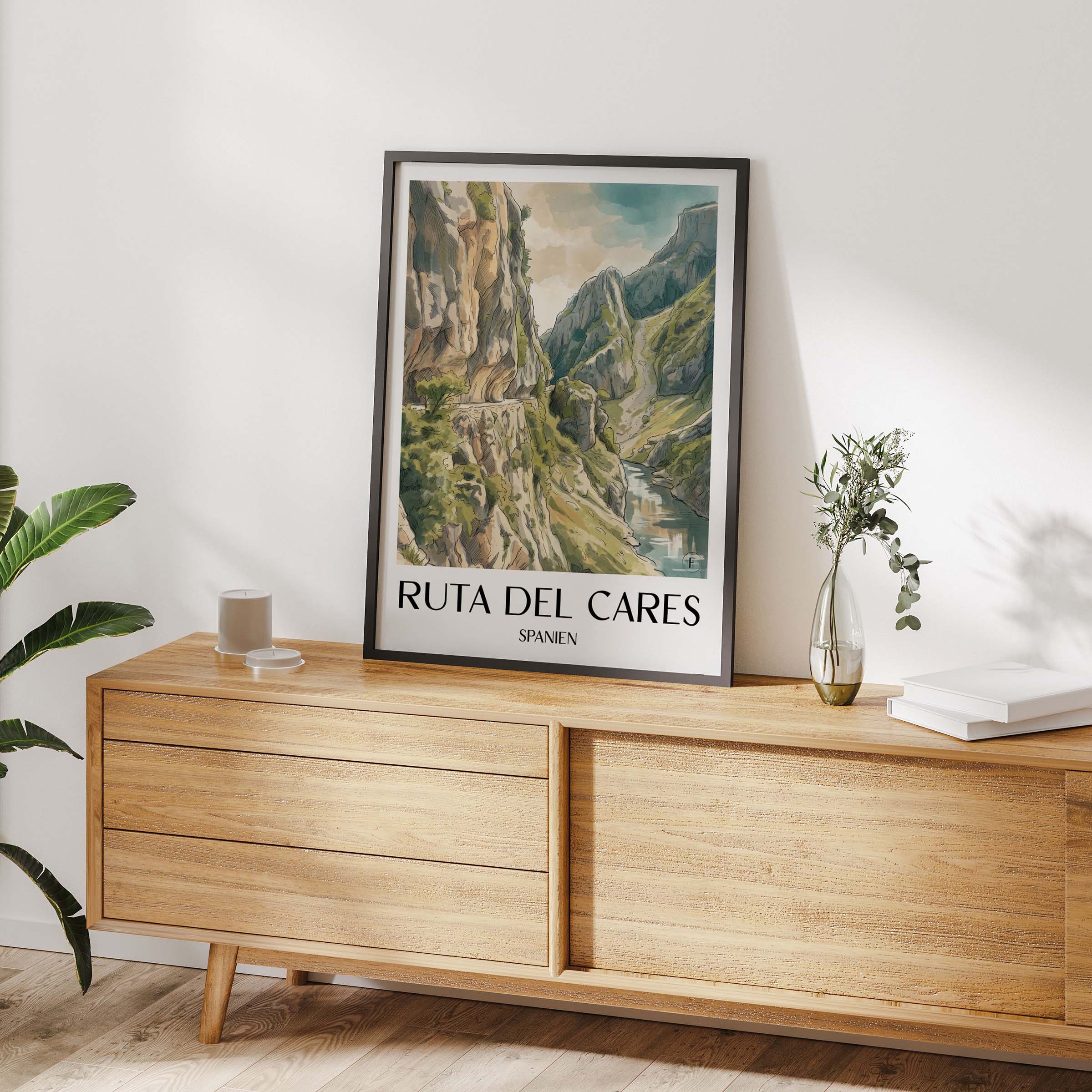 ruta-del-cares-spanien-spanien-poster-aquarell