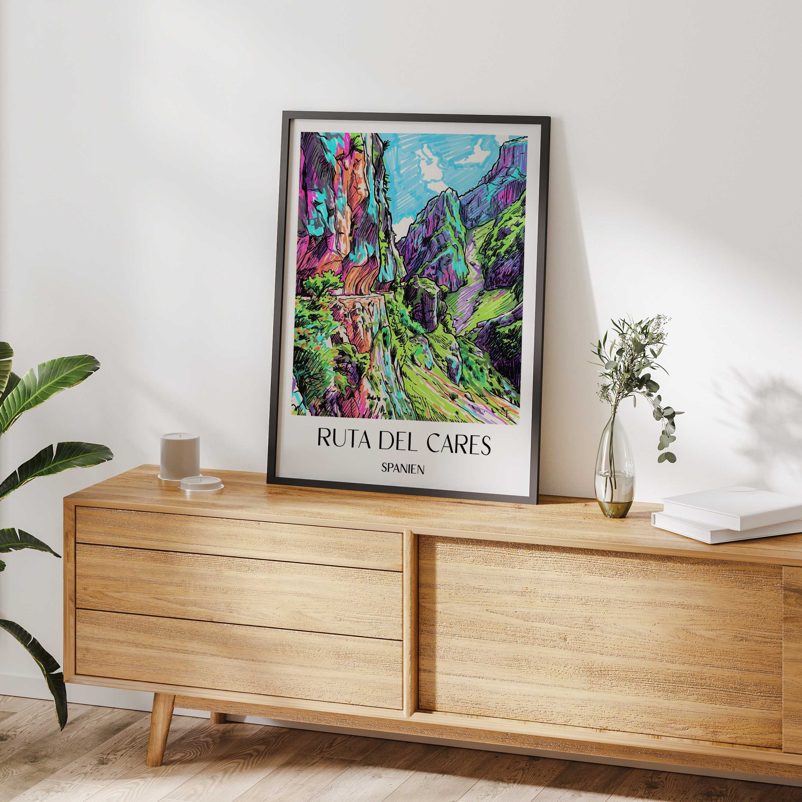ruta-del-cares-spanien-spanien-poster-graffiti