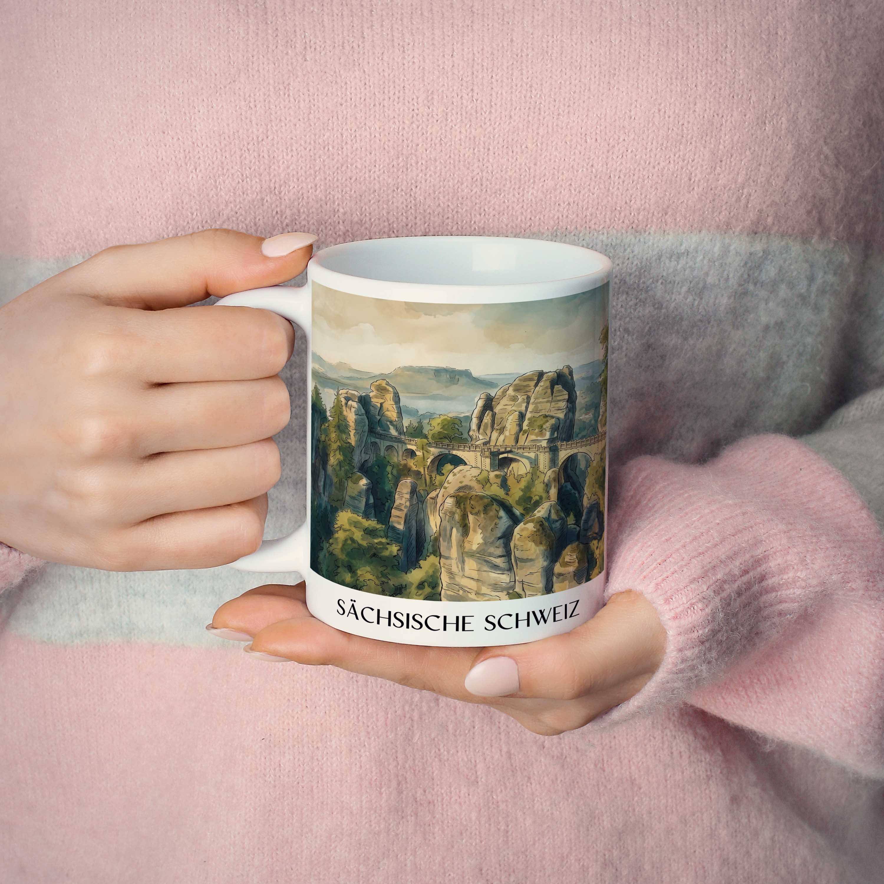 sächsische-schweiz-dresden-deutschland-kaffeebecher-aquarell