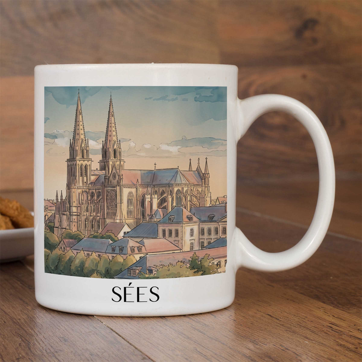 sées-orne-frankreich-kaffeebecher-aquarell