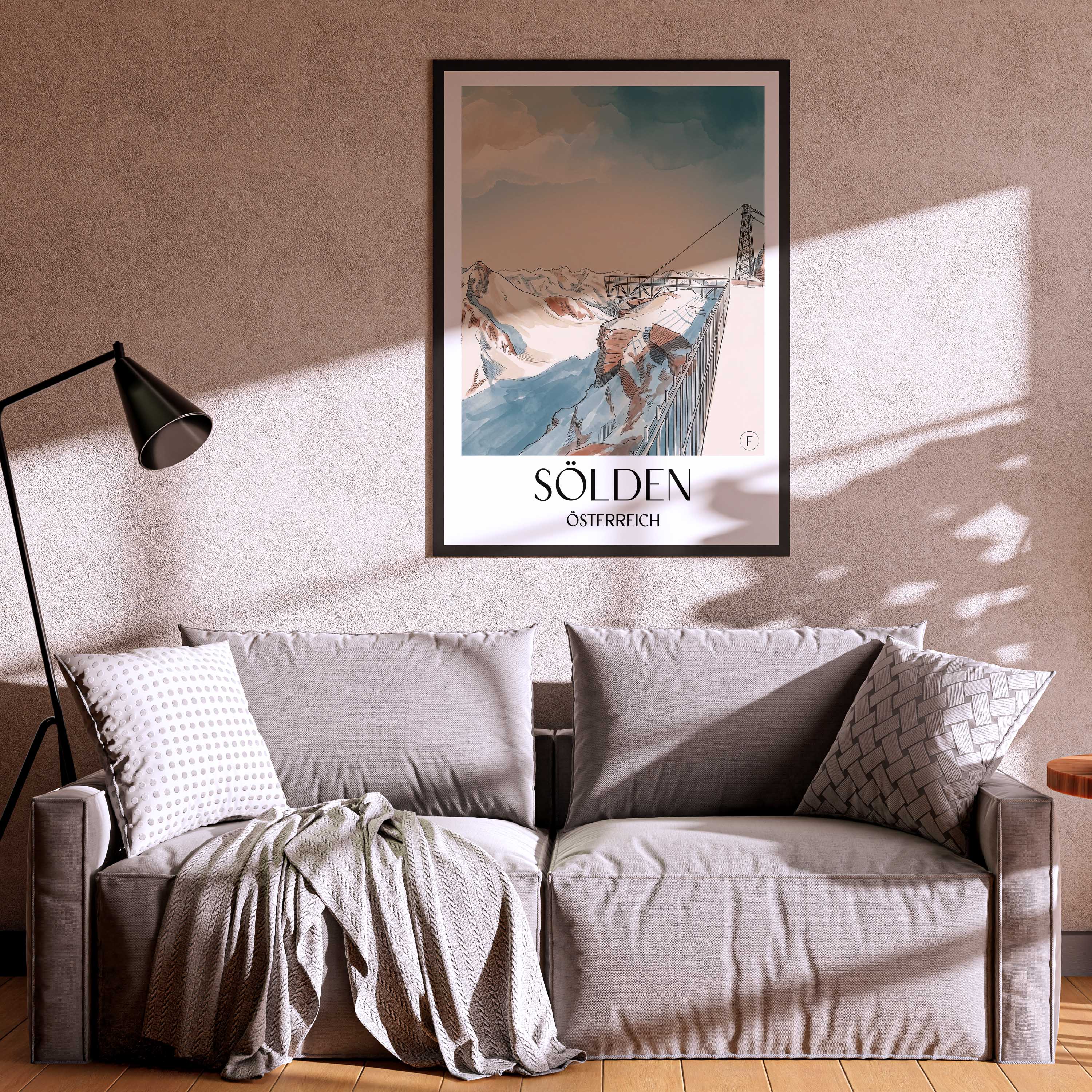 sölden-österreich-österreich-poster-aquarell
