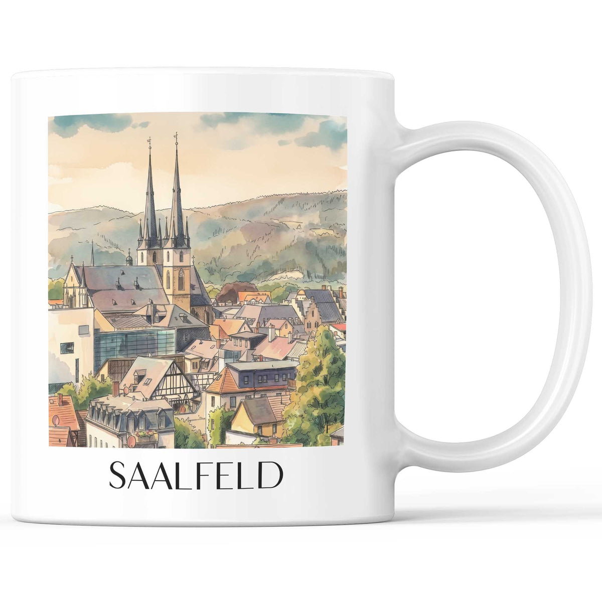 saalfeld-saaletal-deutschland-kaffeebecher-aquarell