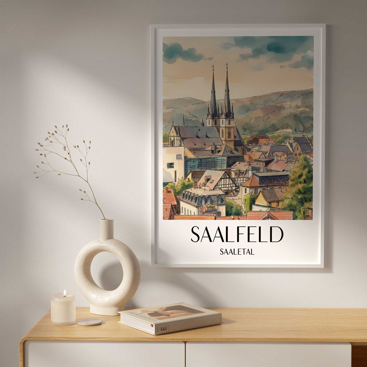saalfeld-saaletal-deutschland-poster-aquarell