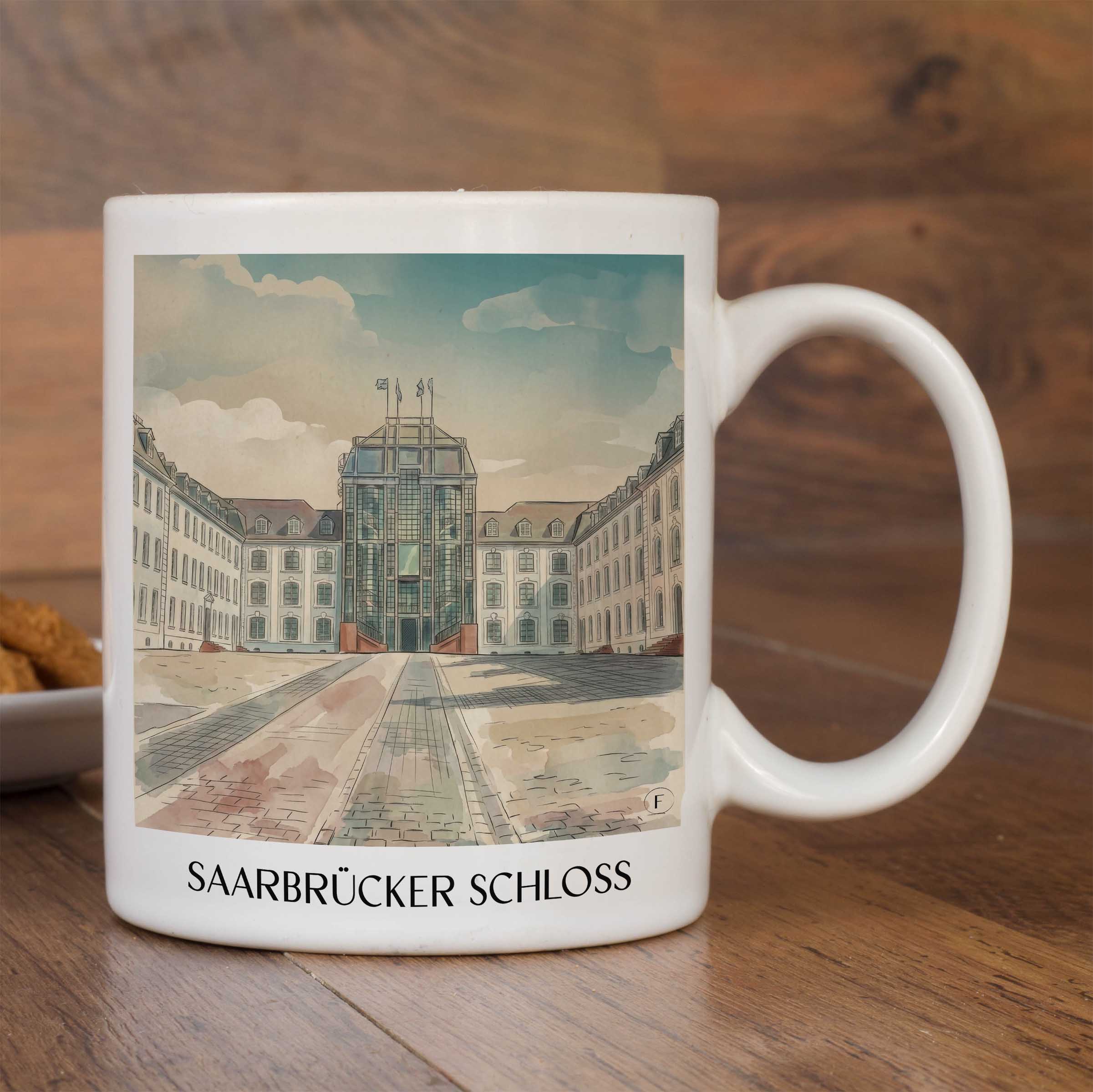 saarbrücker-schloss-saarland-deutschland-kaffeebecher-aquarell